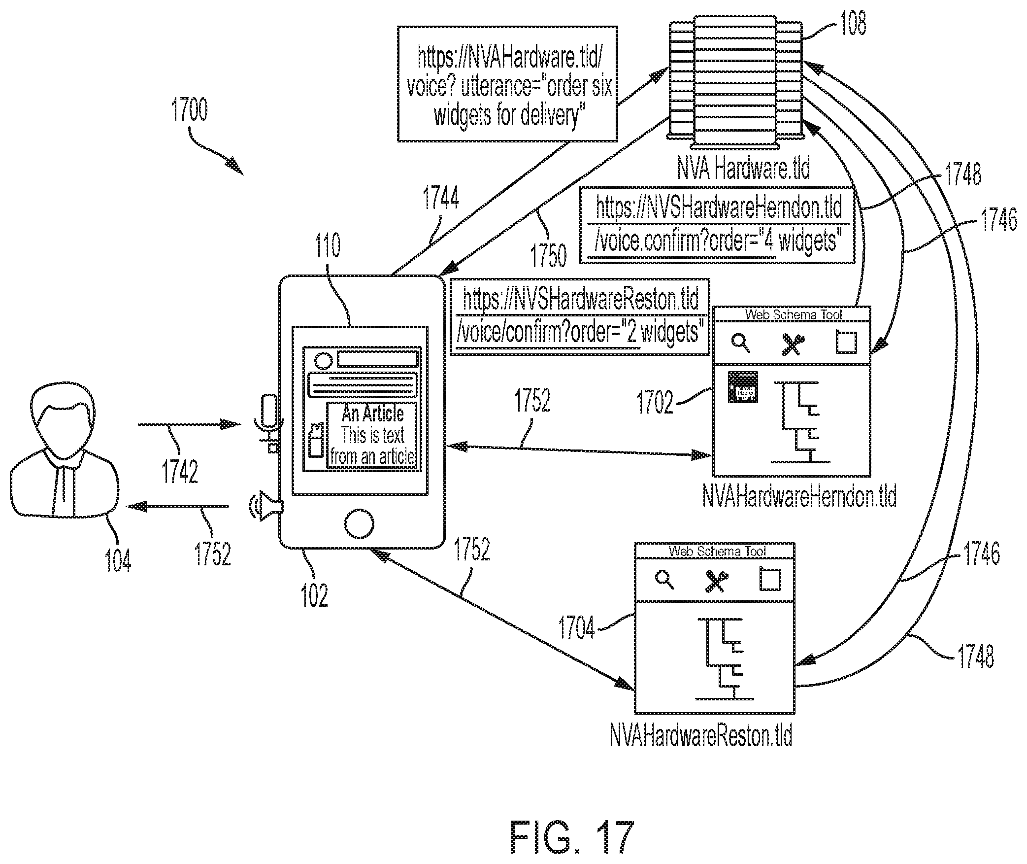 Patent US12592231 Figure 17 – Transitioning voice interactions