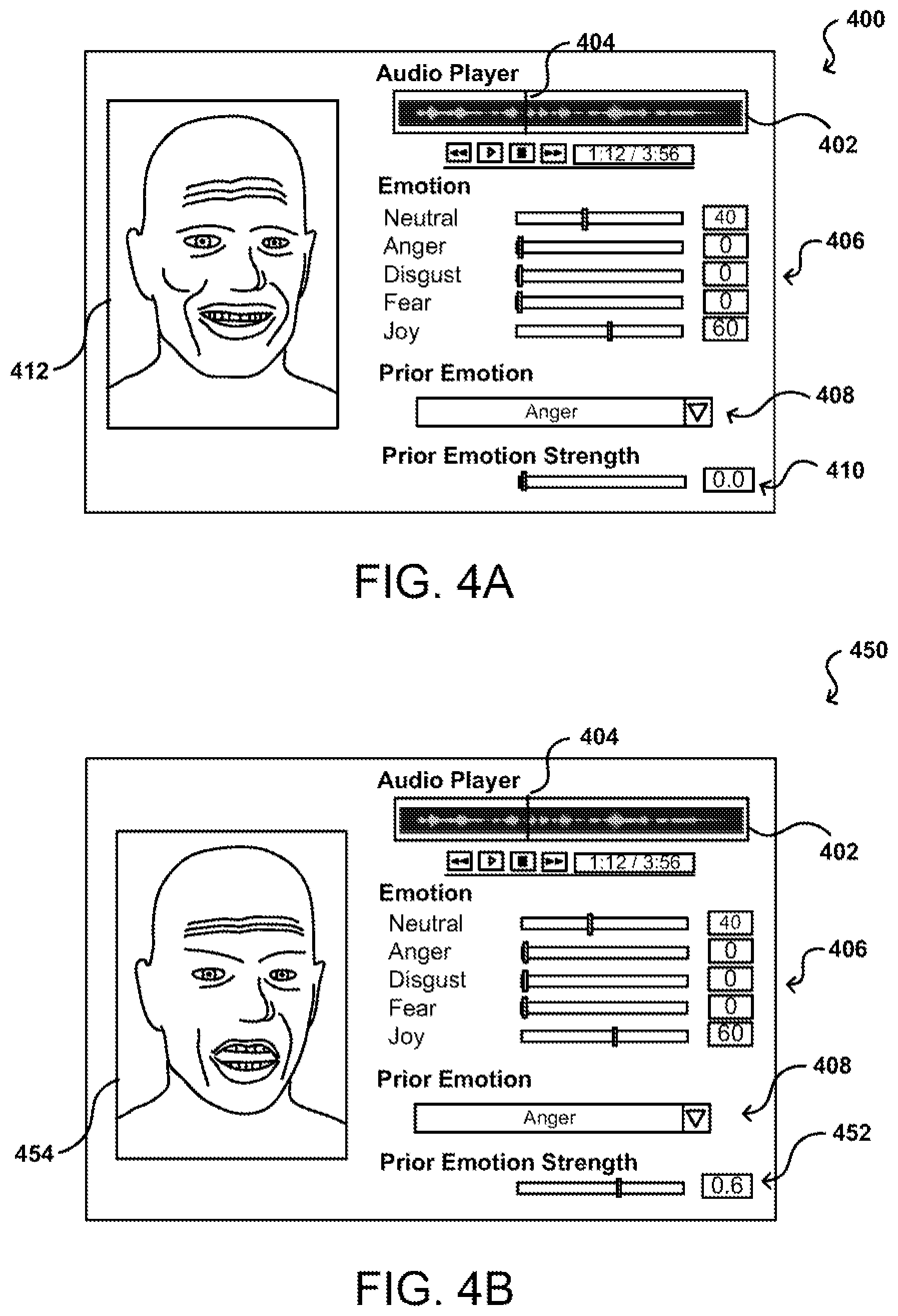 Patent US12592247 Figure 4 – Inferring emotion from speech in audio data using deep learning