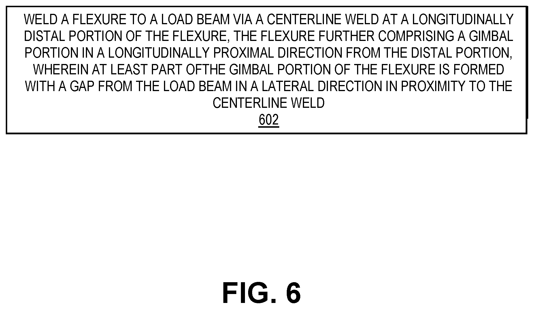 Patent US12592250 Figure 6 – Suspension flexure forming for gimbaling clearance