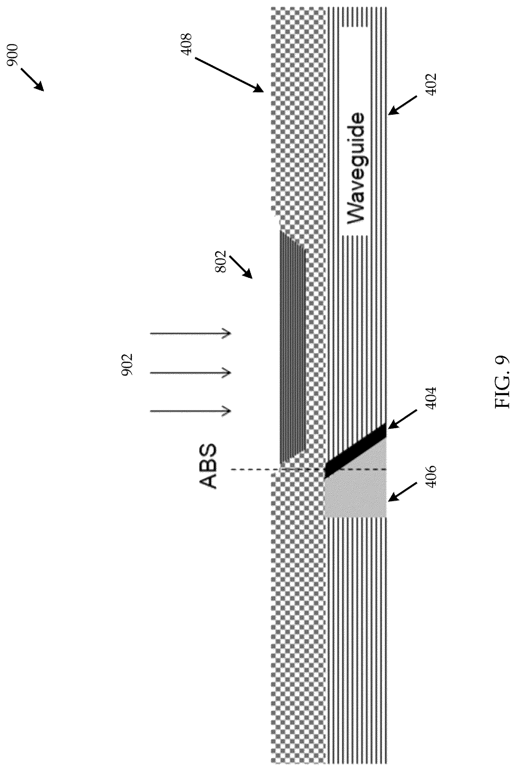 Patent US12592253 Figure 9 – Tapered bi-layer near field transducer for heat-assisted magnetic recording write heads