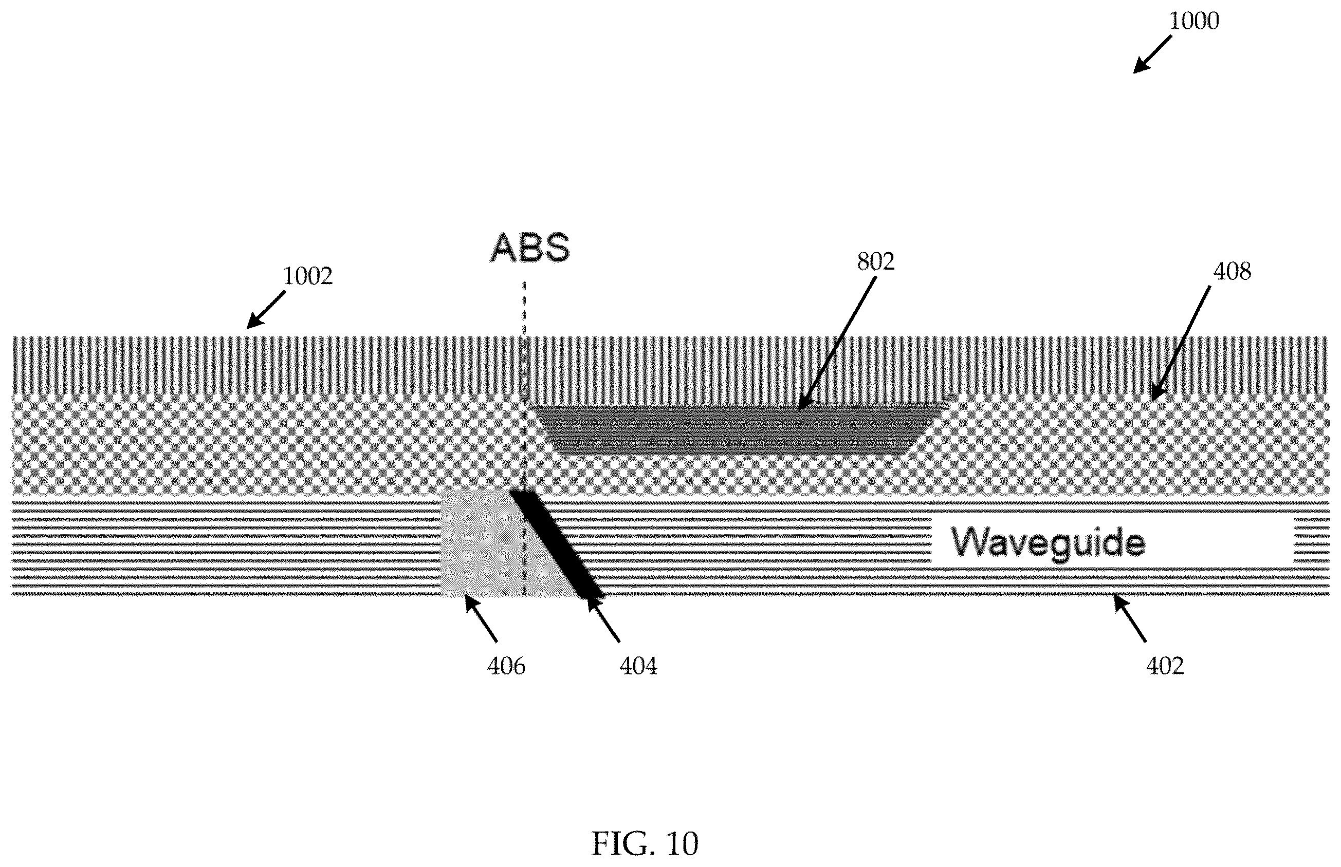 Patent US12592253 Figure 10 – Tapered bi-layer near field transducer for heat-assisted magnetic recording write heads