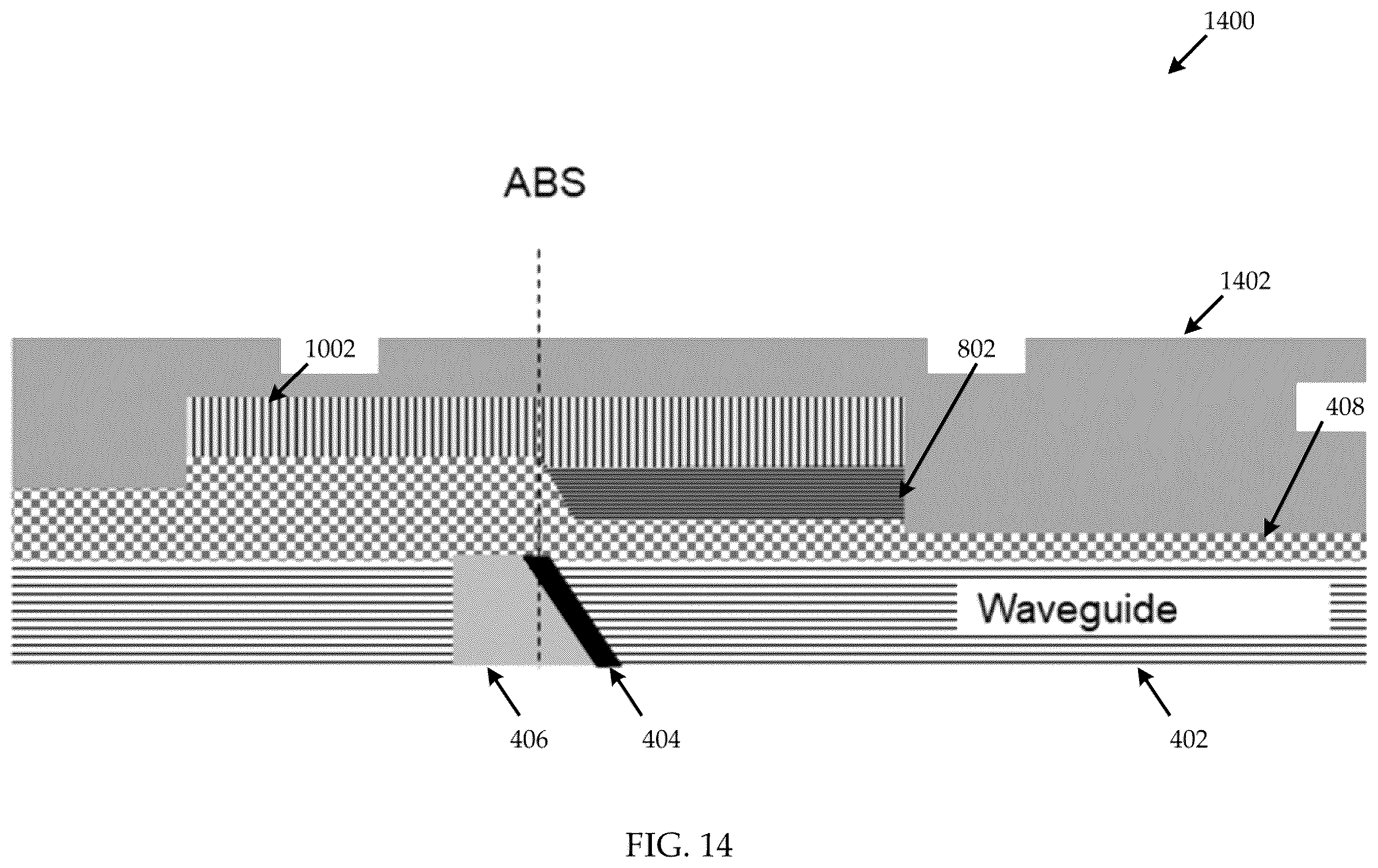 Patent US12592253 Figure 14 – Tapered bi-layer near field transducer for heat-assisted magnetic recording write heads