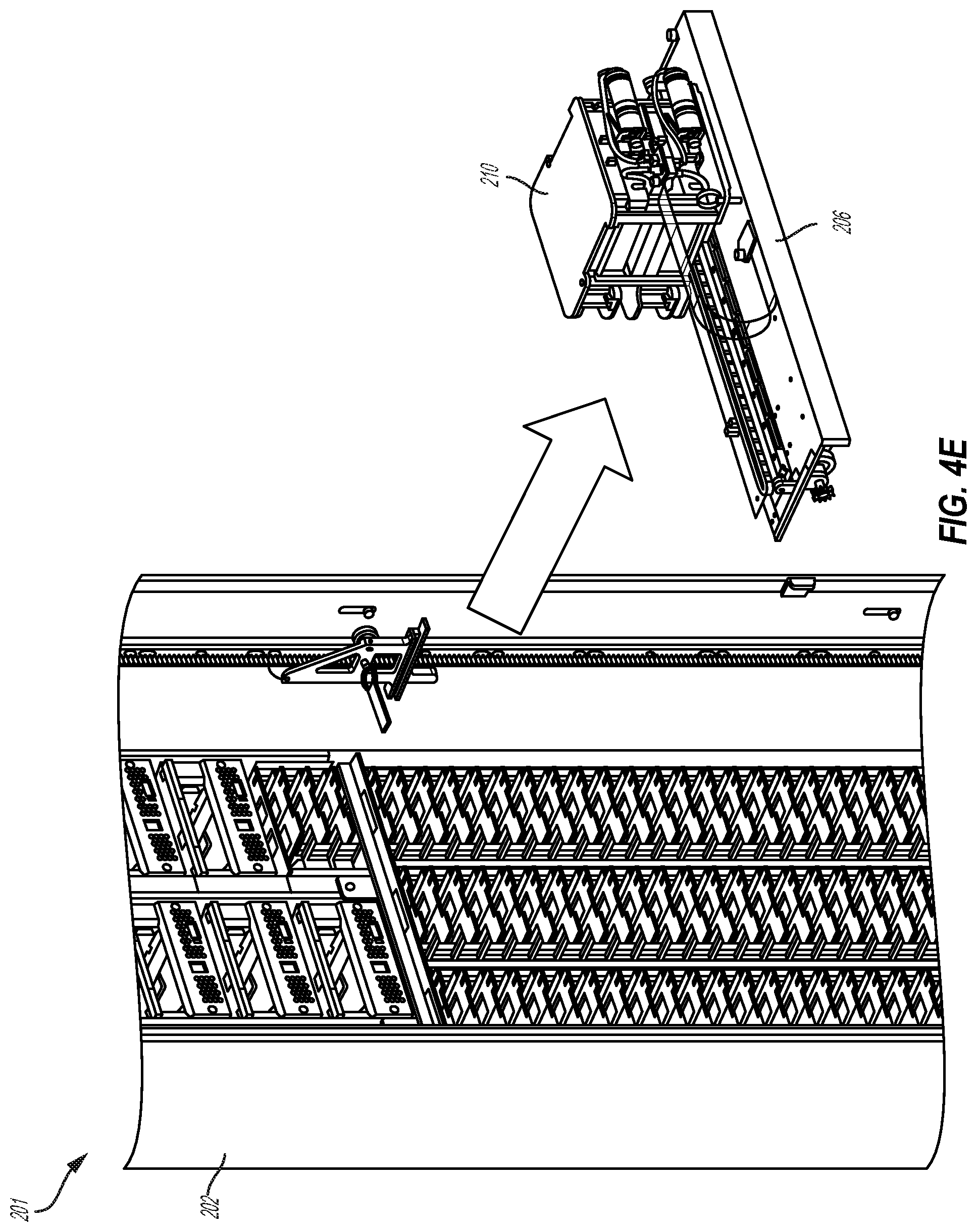 Patent US12592254 Figure 8 – Removable robot for automated data storage library