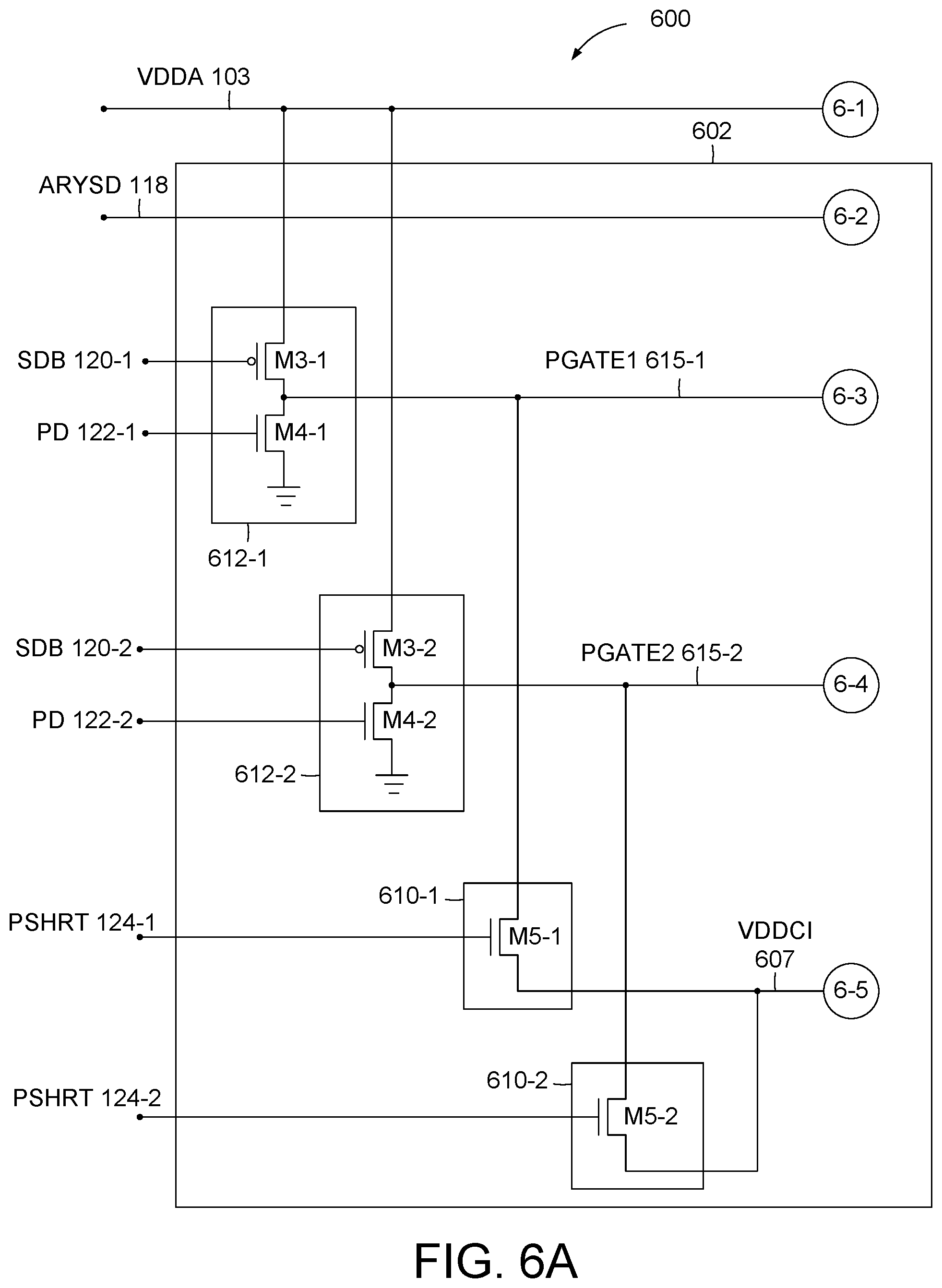 Patent US12592274 Figure 6 – Non-retention mode leakage reduction without impacting the cell content in the retention mode