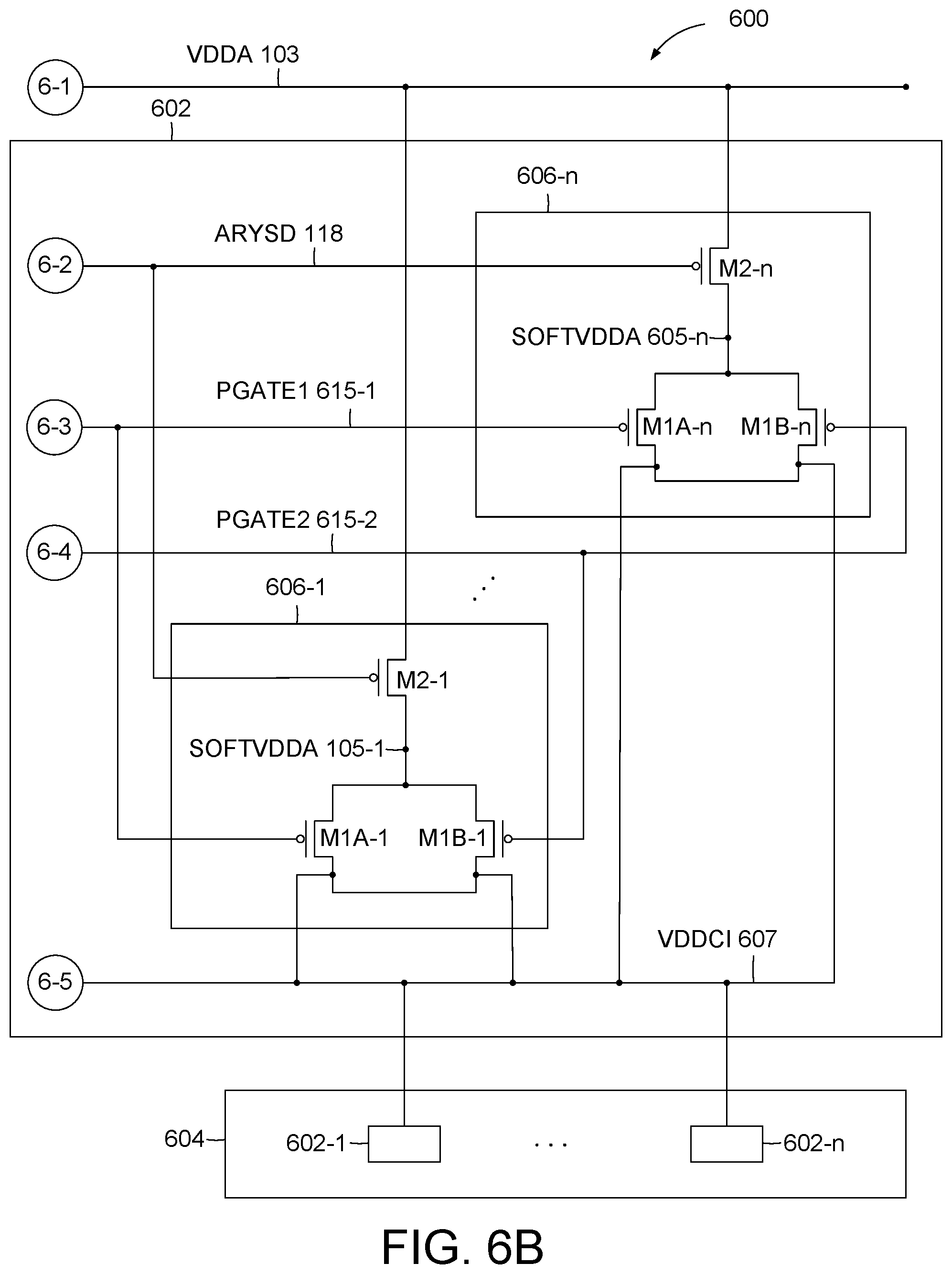 Patent US12592274 Figure 7 – Non-retention mode leakage reduction without impacting the cell content in the retention mode