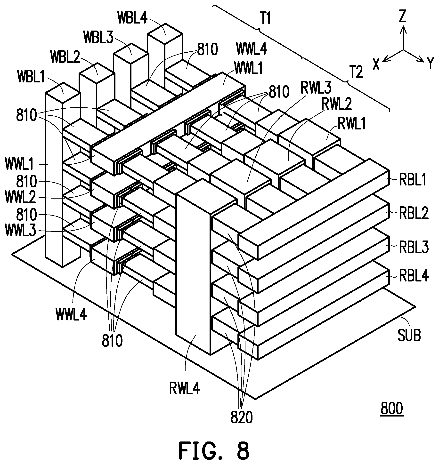 Patent US12592275 Figure 7 – Memory structure and control method for reducing layout area of memory device
