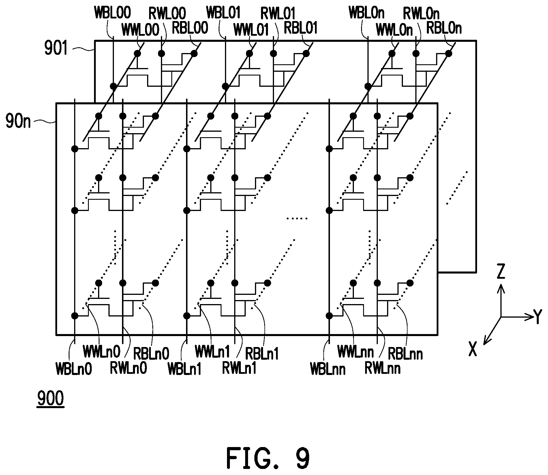 Patent US12592275 Figure 8 – Memory structure and control method for reducing layout area of memory device