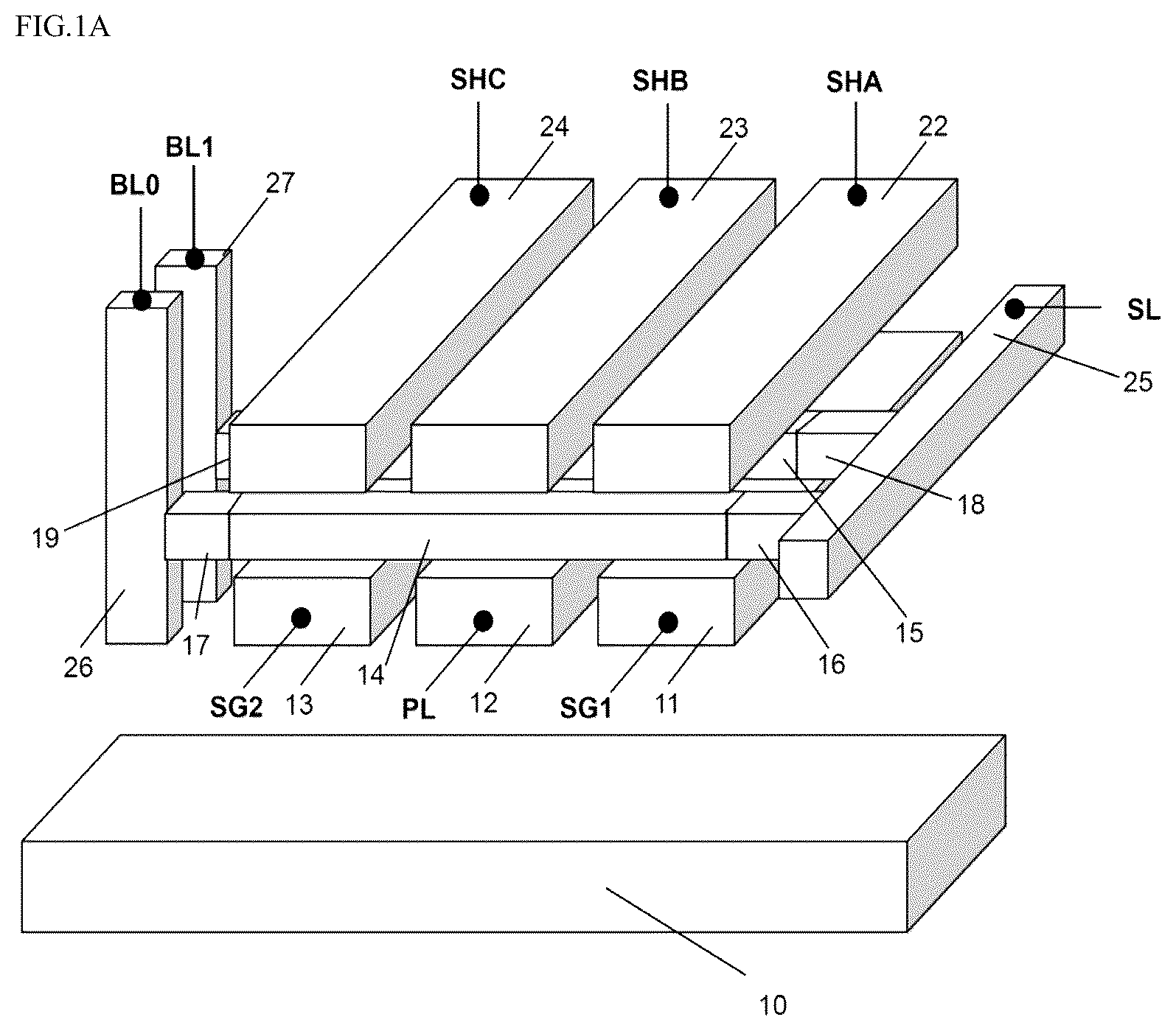 Patent US12592278 Figure 1 – Memory device using semiconductor element