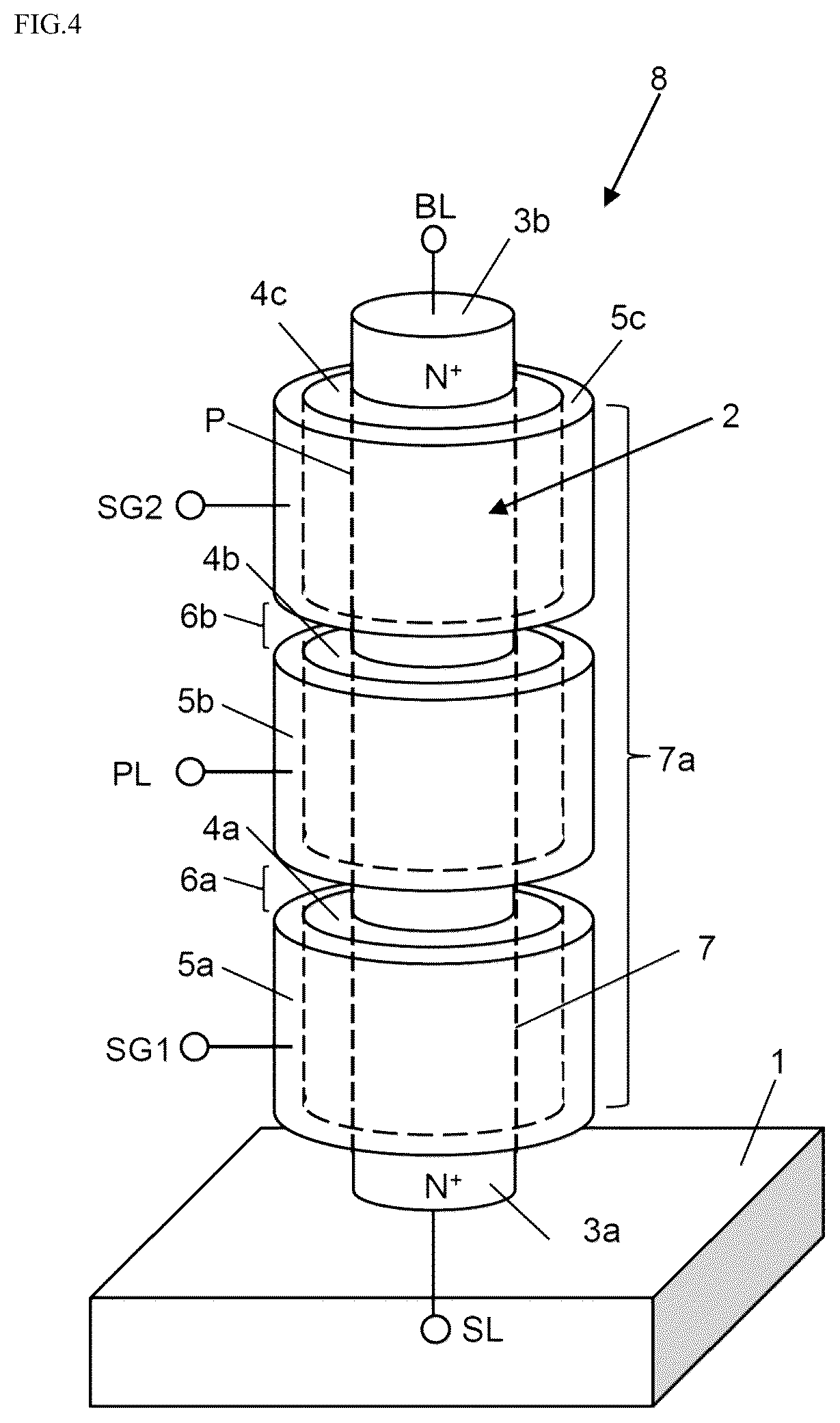 Patent US12592278 Figure 10 – Memory device using semiconductor element