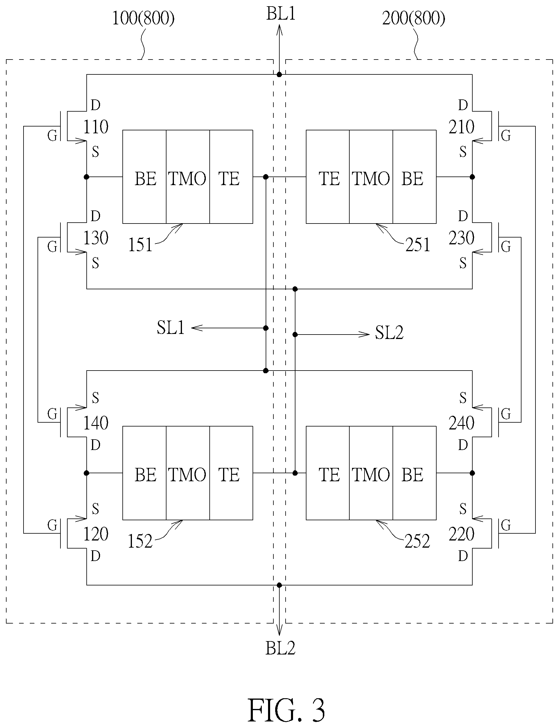 Patent US12592280 Figure 3 – Resistive random access memory and memory mini-array thereof with improved reliability