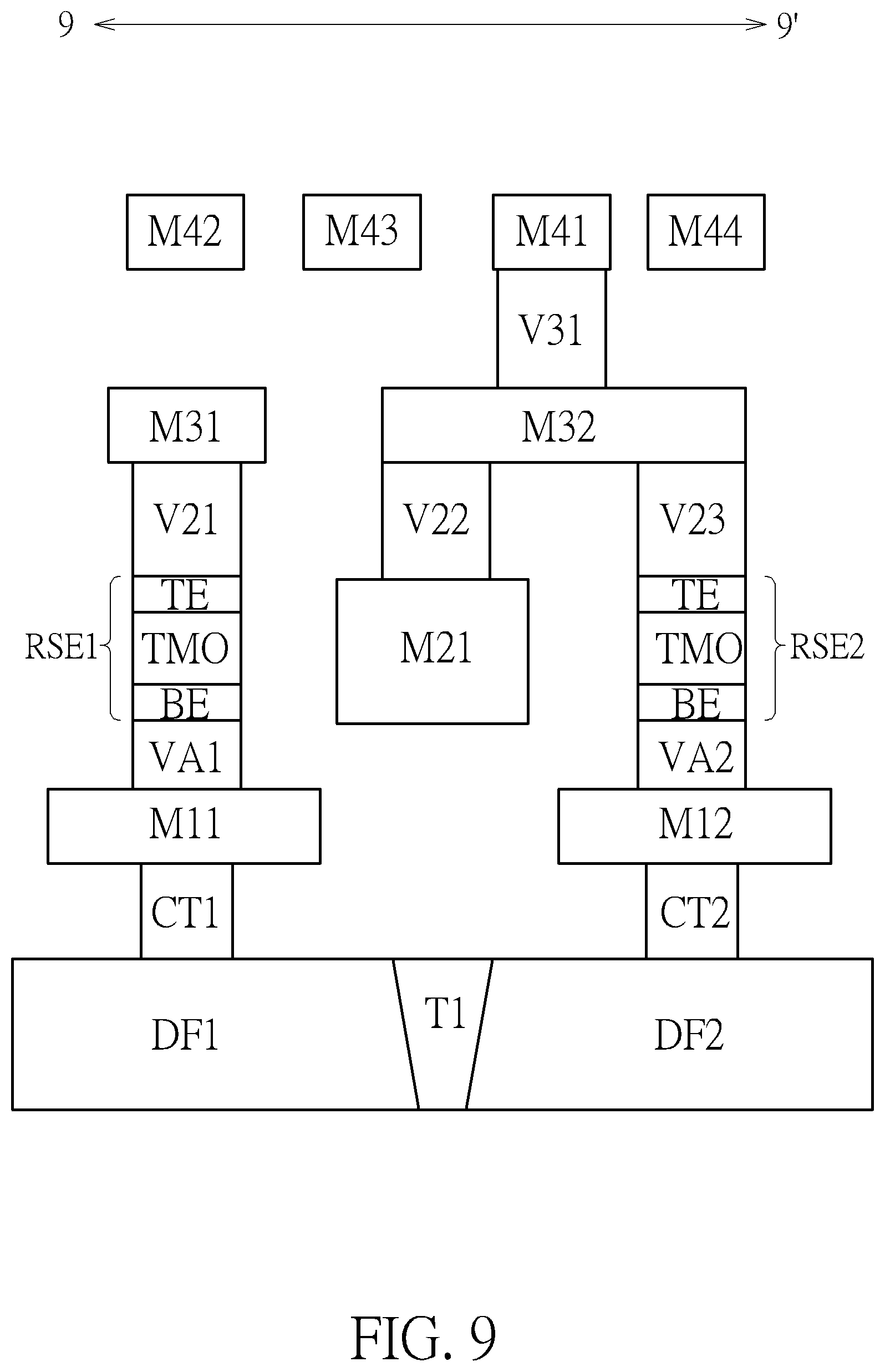 Patent US12592280 Figure 9 – Resistive random access memory and memory mini-array thereof with improved reliability