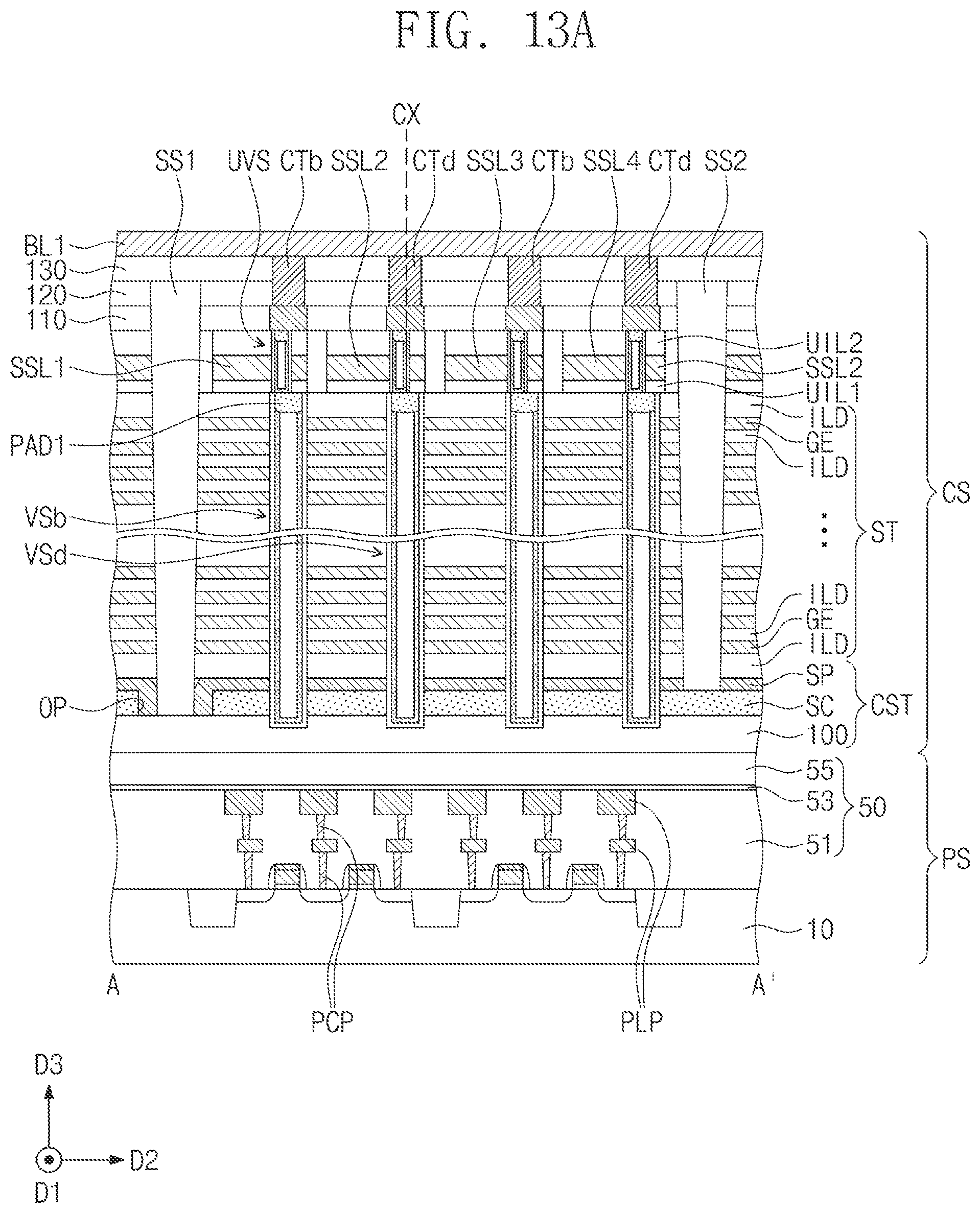 Patent US12592281 Figure 18 – Semiconductor devices and electronic systems including the same