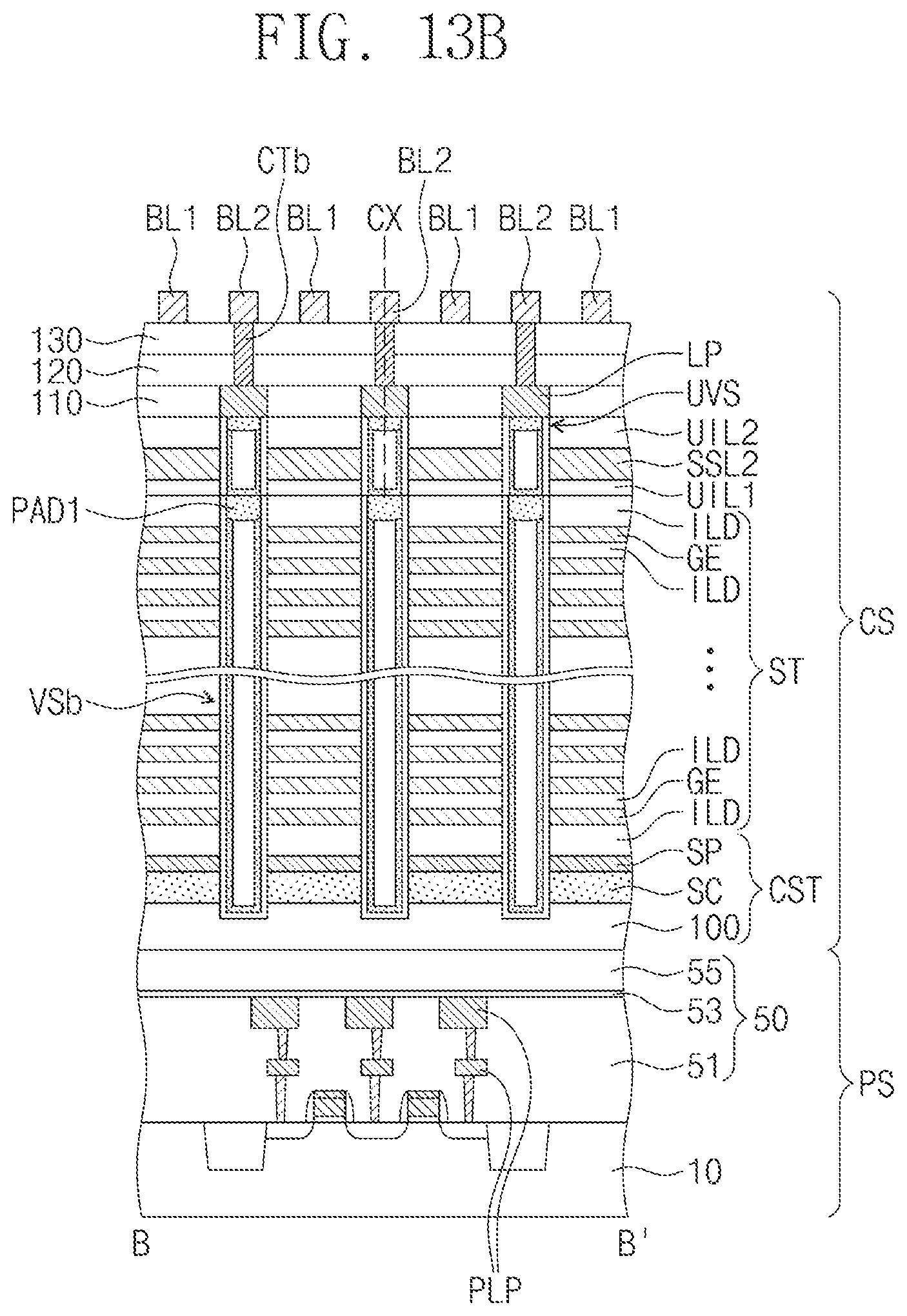 Patent US12592281 Figure 19 – Semiconductor devices and electronic systems including the same