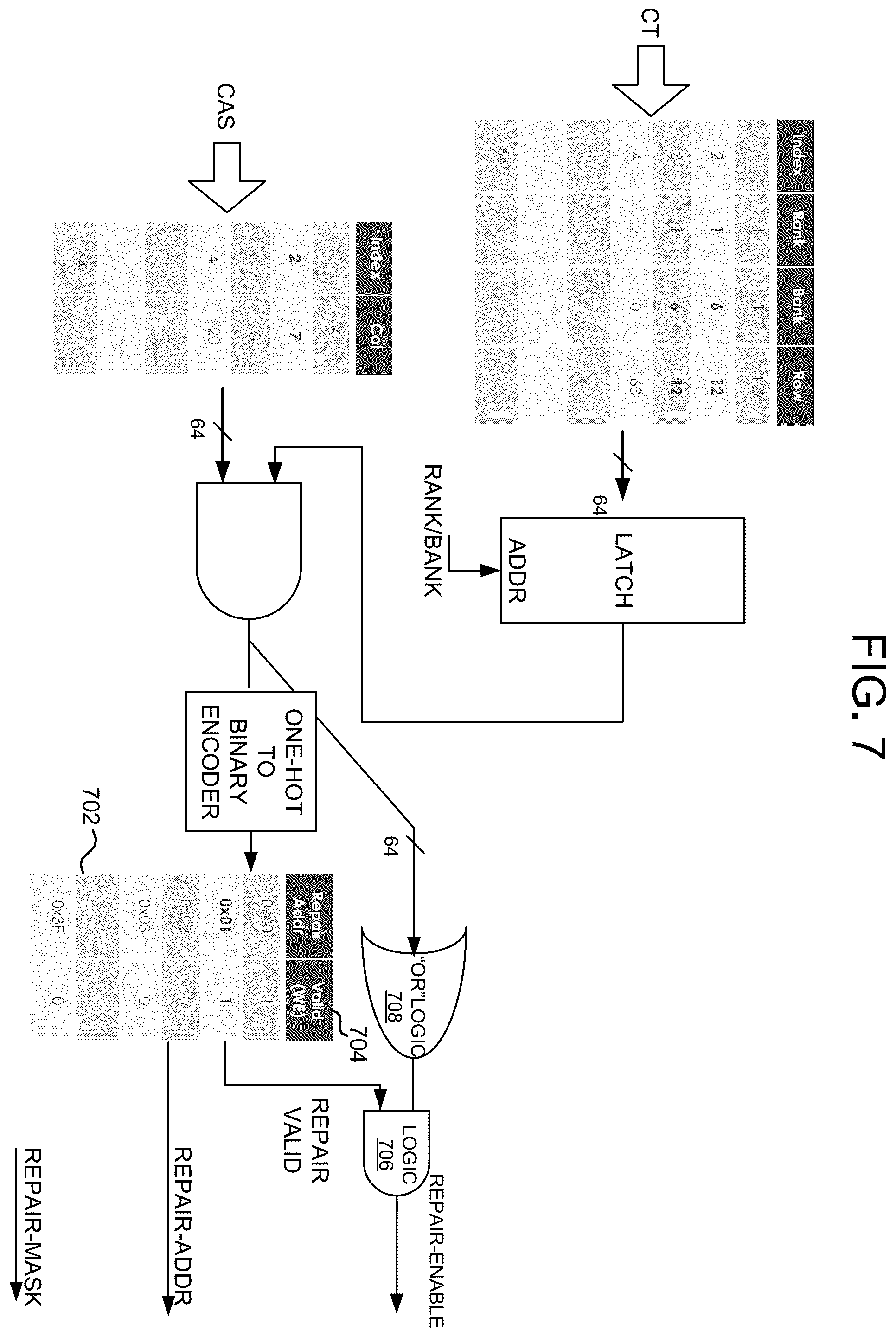 Patent US12592296 Figure 7 – Buffer circuit with adaptive repair capability