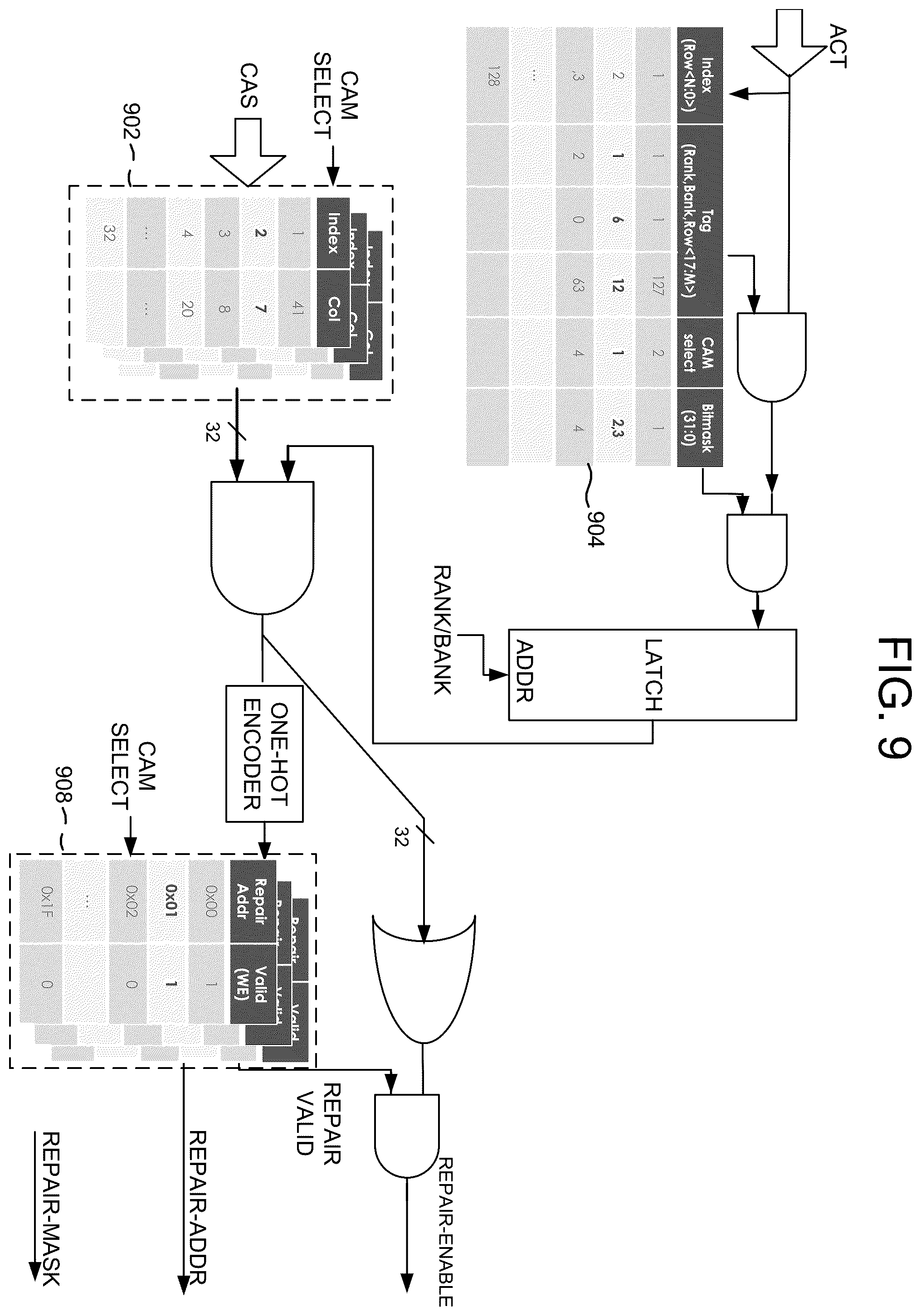 Patent US12592296 Figure 9 – Buffer circuit with adaptive repair capability