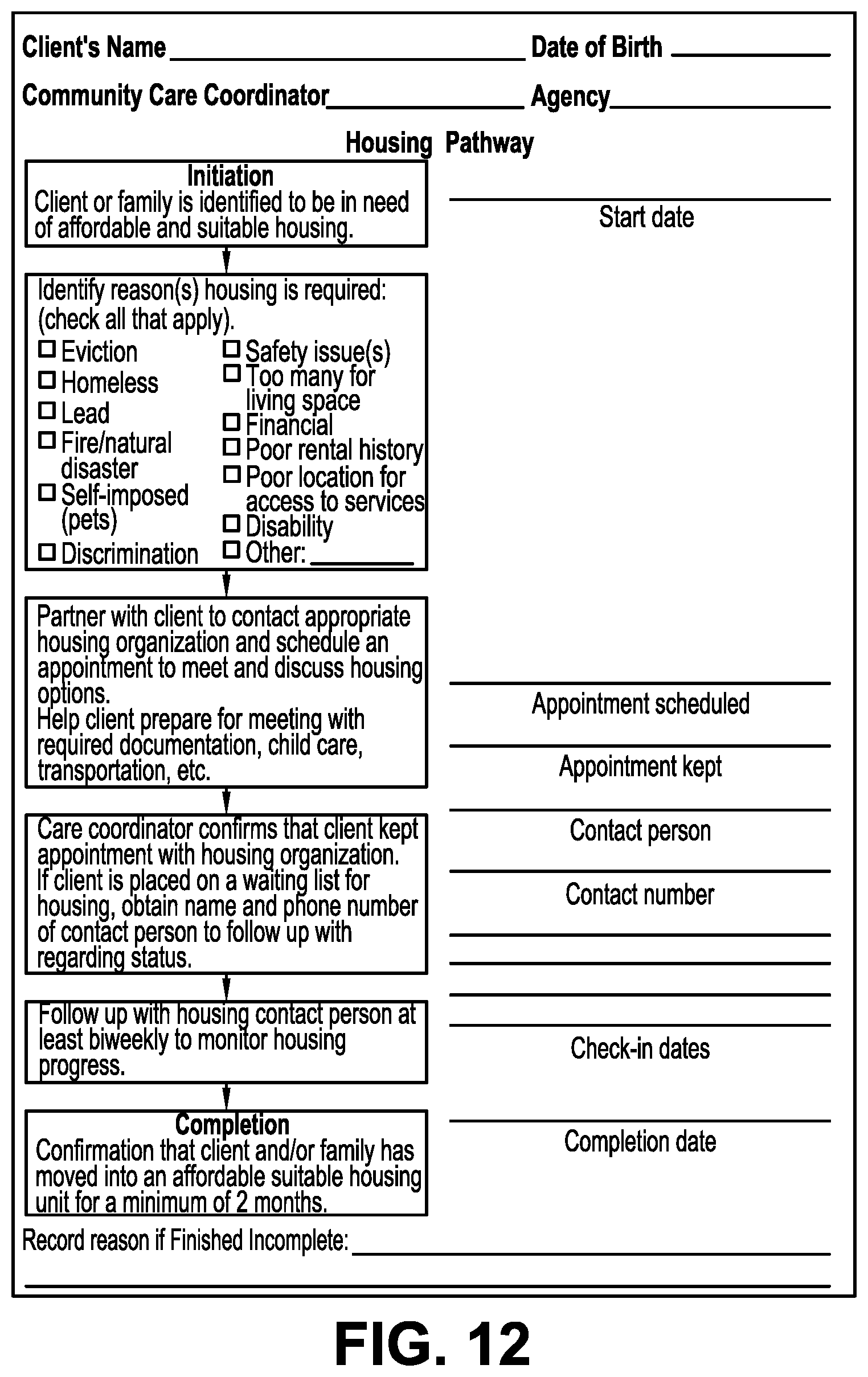 Patent US12592299 Figure 12 – Method for applying analytics through artificial intelligence for delivering medical care