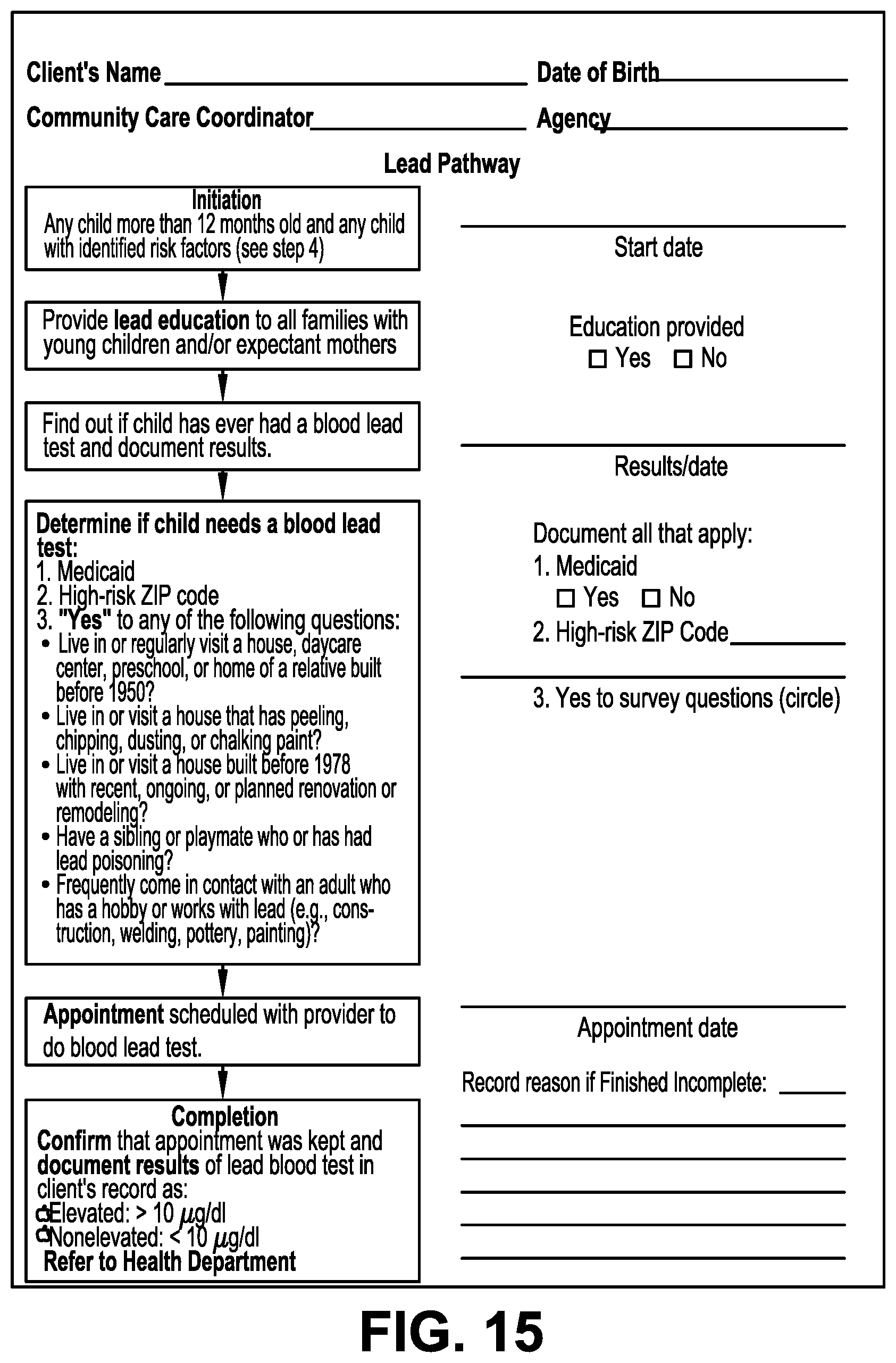 Patent US12592299 Figure 15 – Method for applying analytics through artificial intelligence for delivering medical care