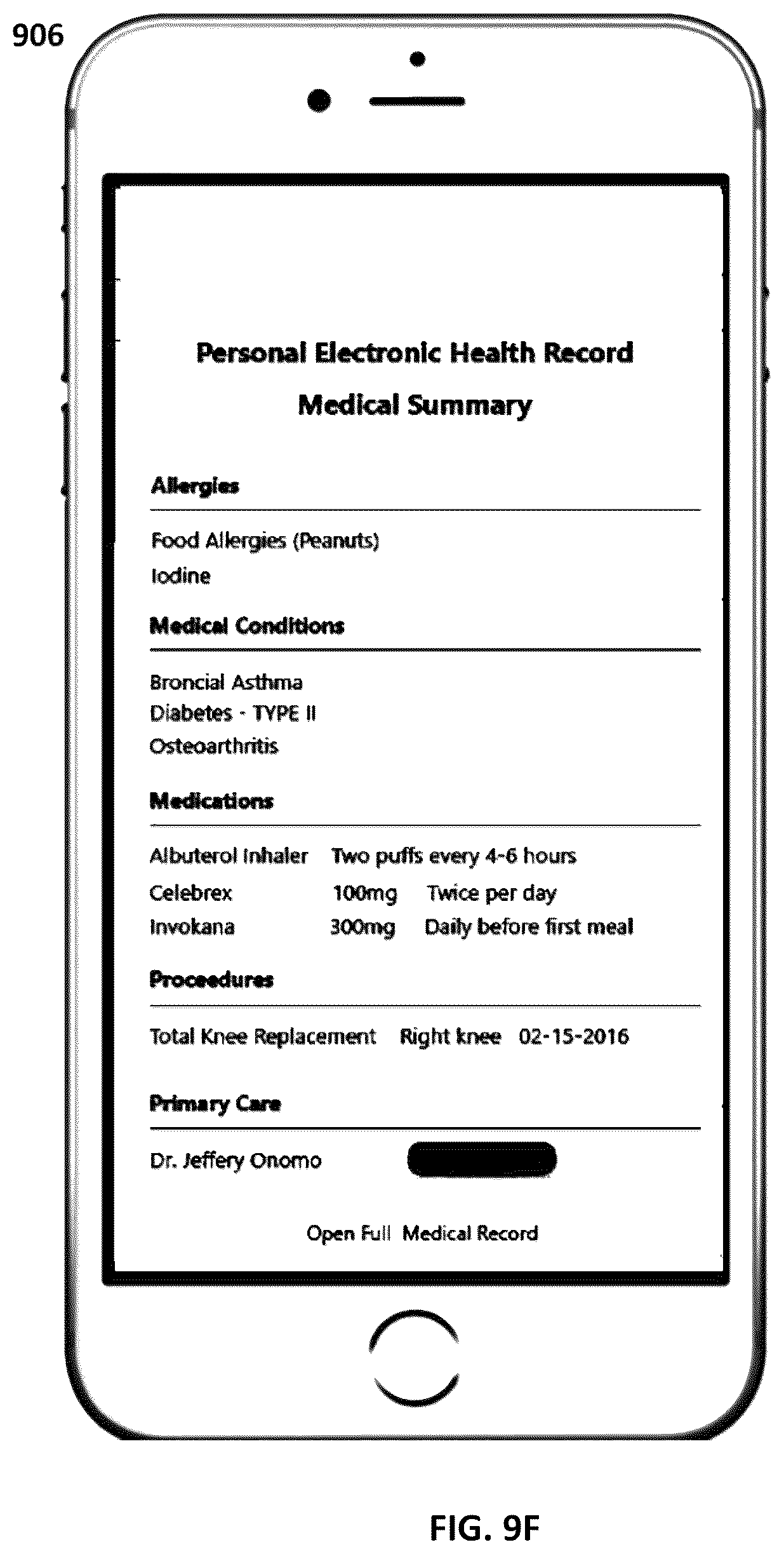 Patent US12592300 Figure 19 – Method and system for patient care using a patient controlled health record