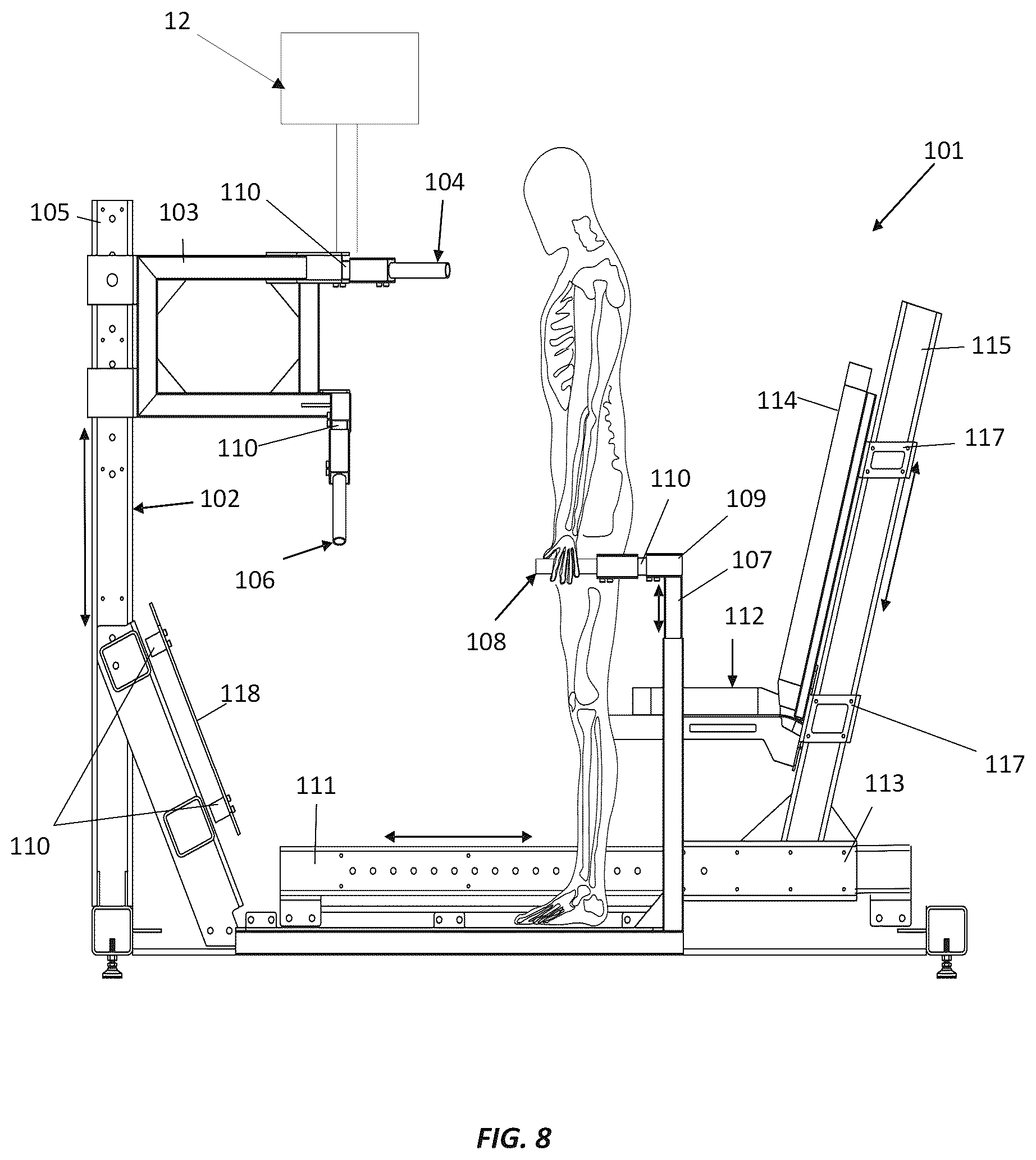 Patent US12592308 Figure 8 – System and method for an artificial intelligence engine that uses a multi-disciplinary data source to determine comorbidity information pertaining to users and to generate exercise plans for desired user goals