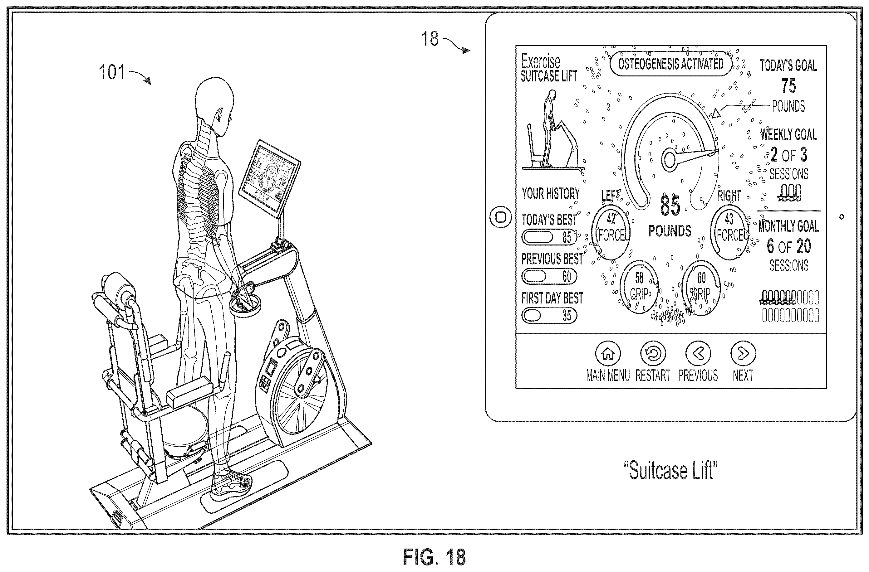 Patent US12592308 Figure 18 – System and method for an artificial intelligence engine that uses a multi-disciplinary data source to determine comorbidity information pertaining to users and to generate exercise plans for desired user goals