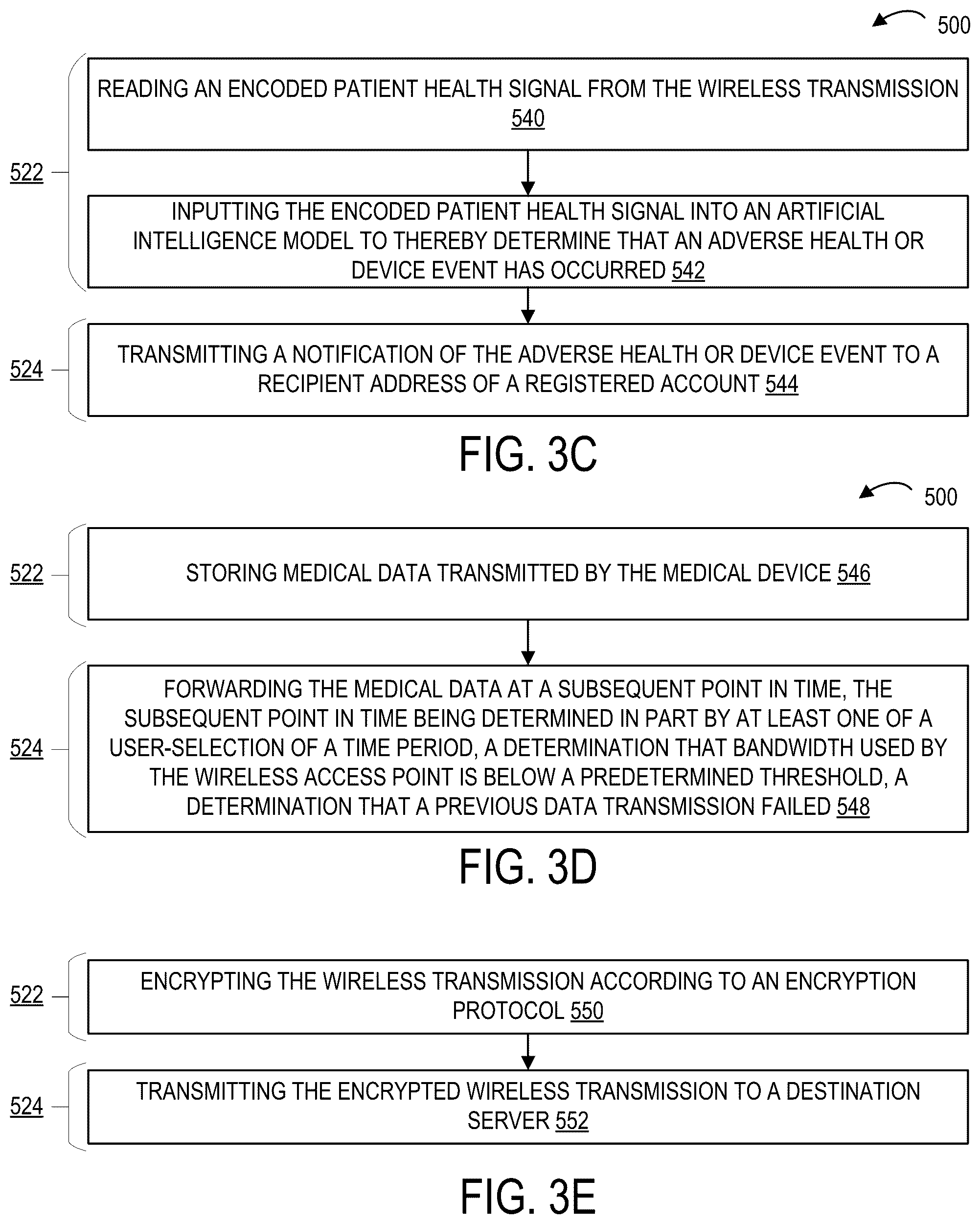 Patent US12592317 Figure 8 – Connected device for medical device transmissions