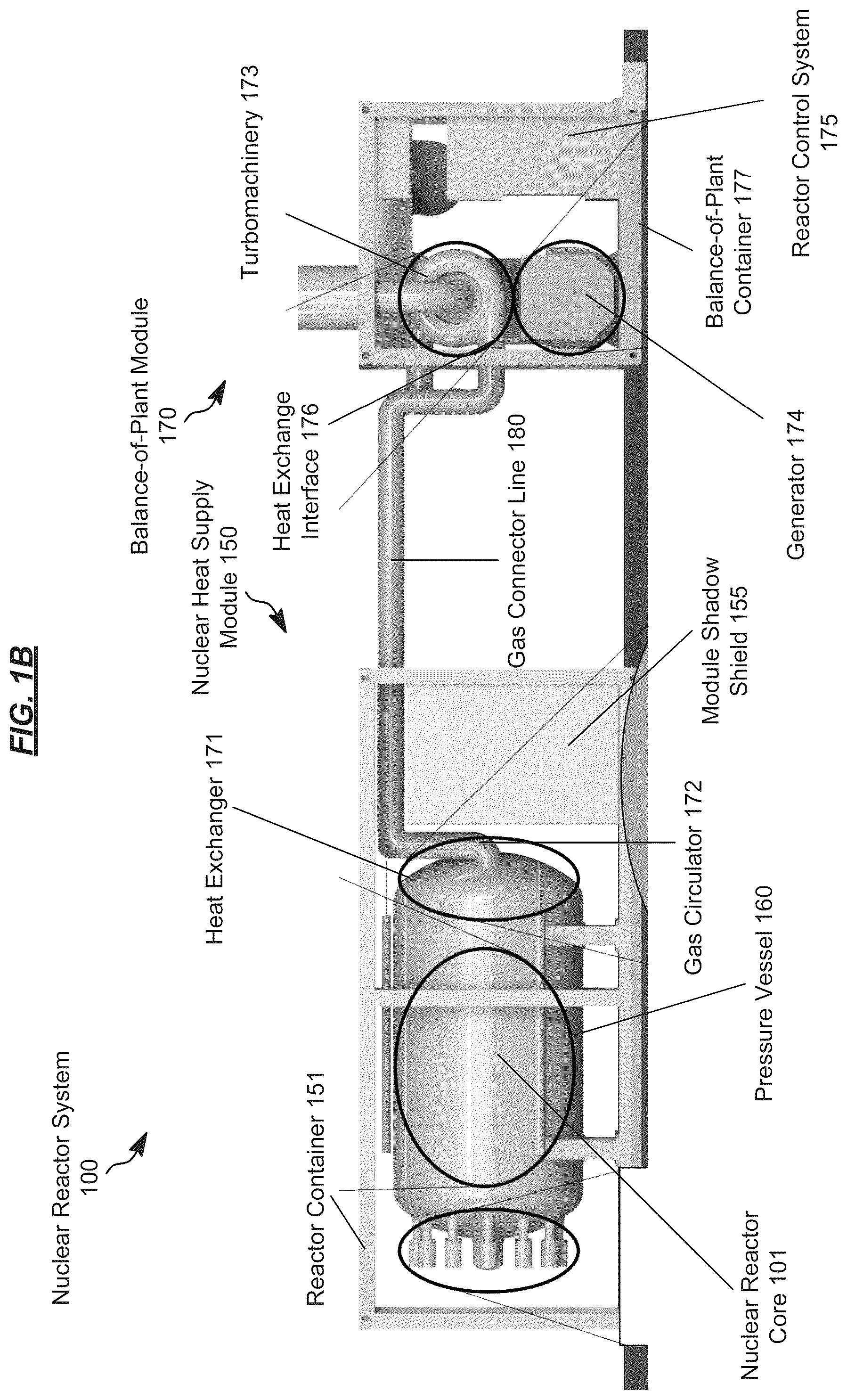 Patent US12592324 Figure 2 – Radiation shielding for compact and transportable nuclear power systems