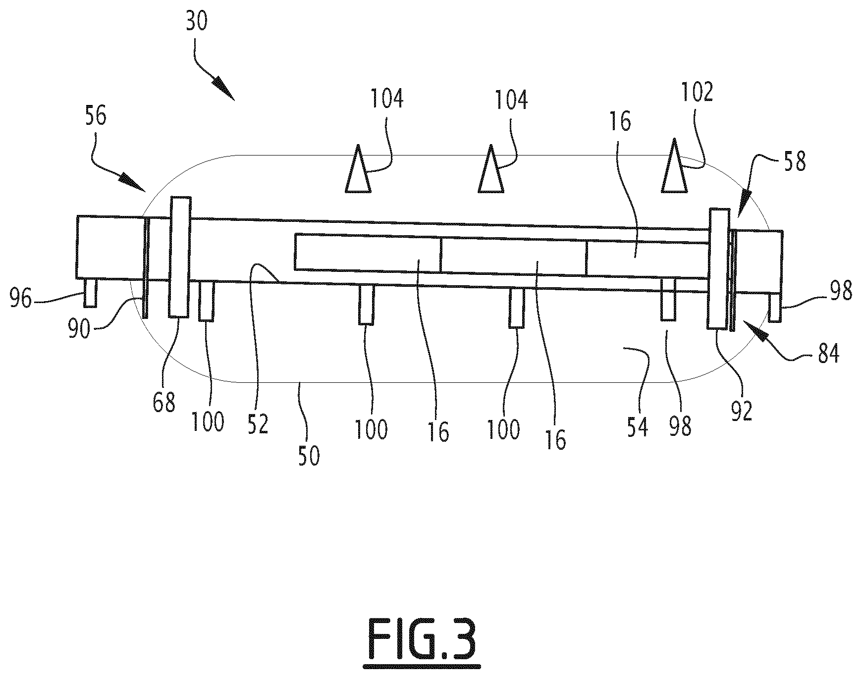 Patent US12592326 Figure 3 – Installation and method for producing activated irradiation targets in an instrumentation tube system of a nuclear reactor
