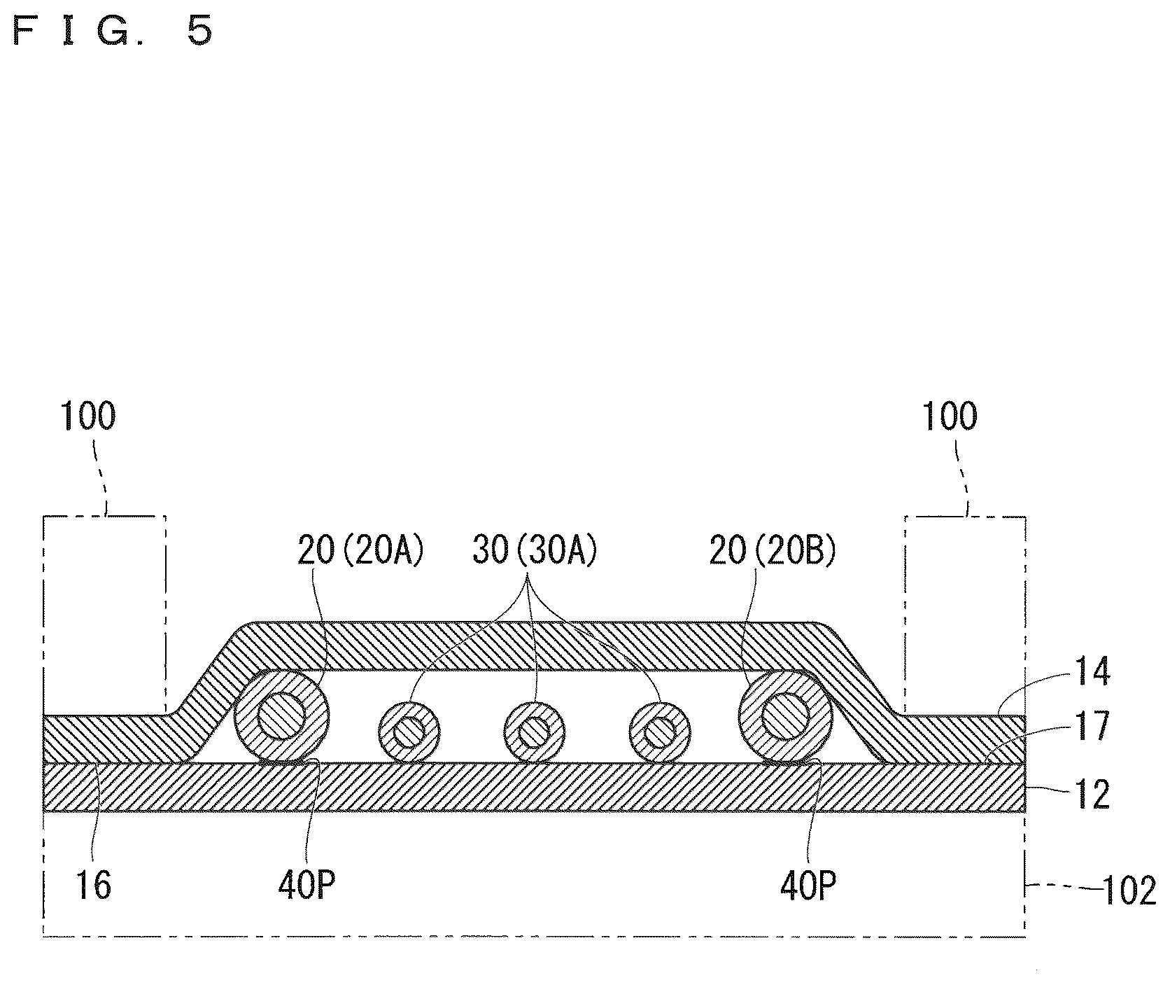 Patent US12592327 Figure 5 – Wiring member
