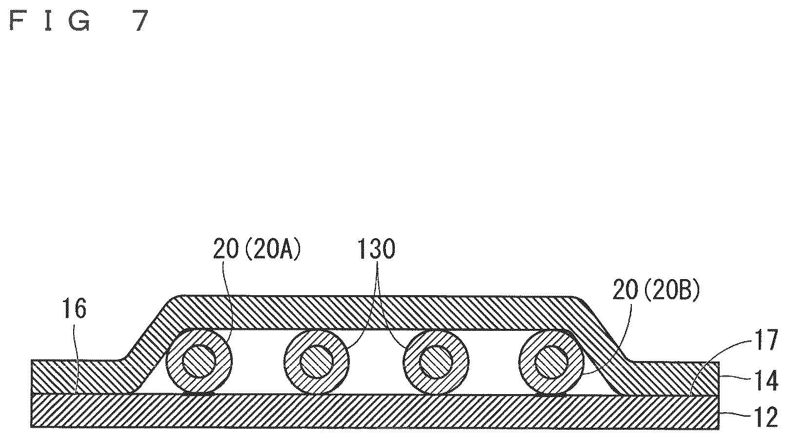 Patent US12592327 Figure 7 – Wiring member