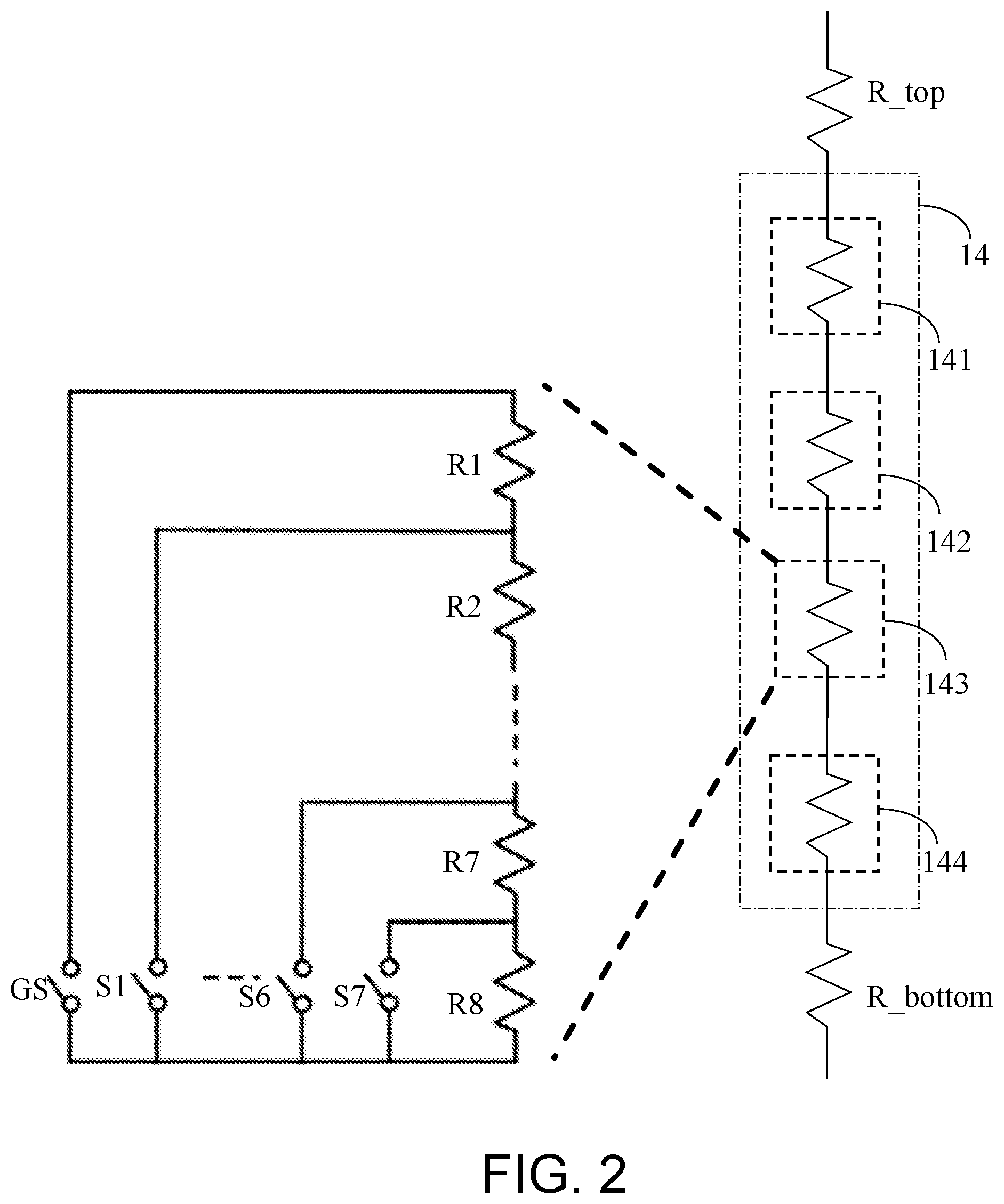 Patent US12592328 Figure 2 – Resistor trimming device and electronic device