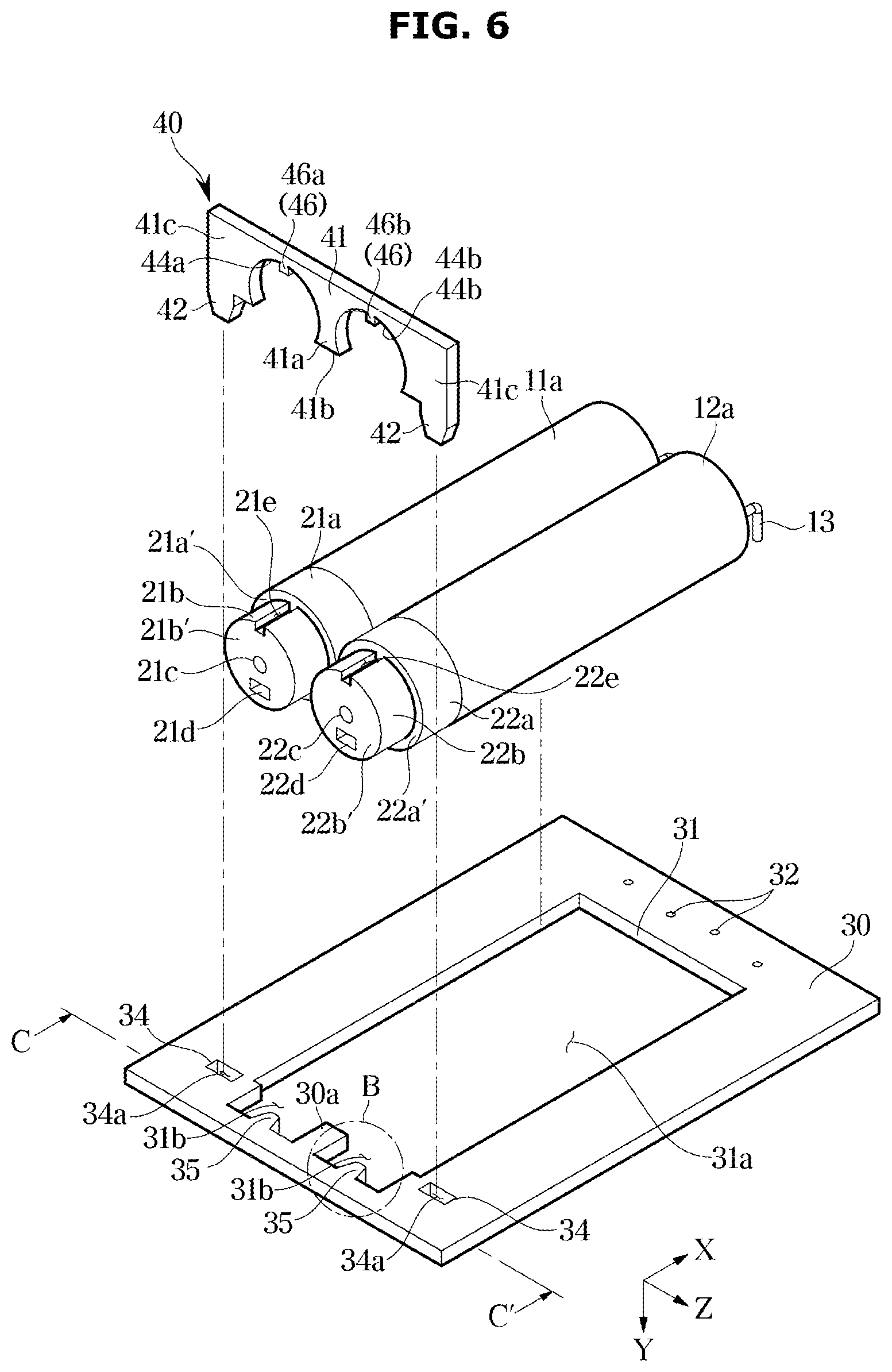 Patent US12592337 Figure 6 – Capacitor and electronic device comprising same