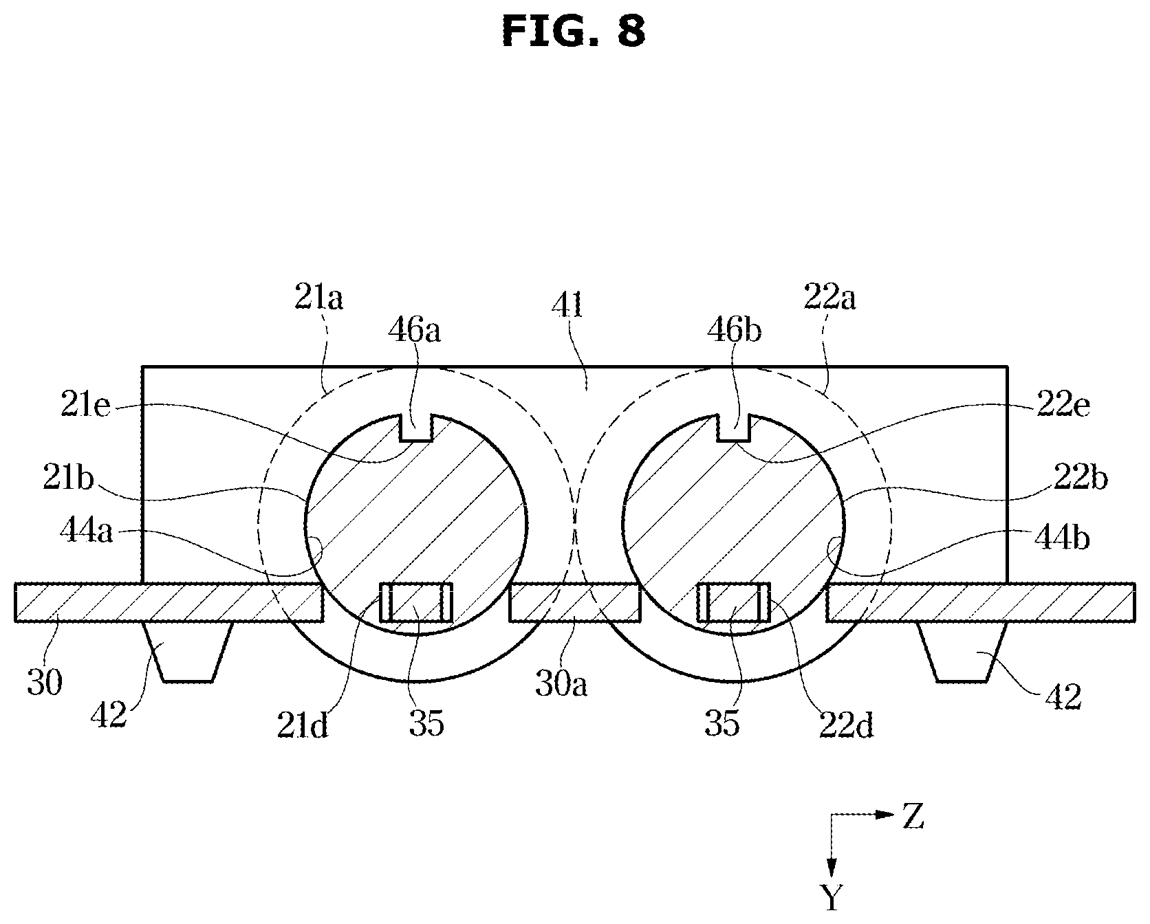 Patent US12592337 Figure 8 – Capacitor and electronic device comprising same