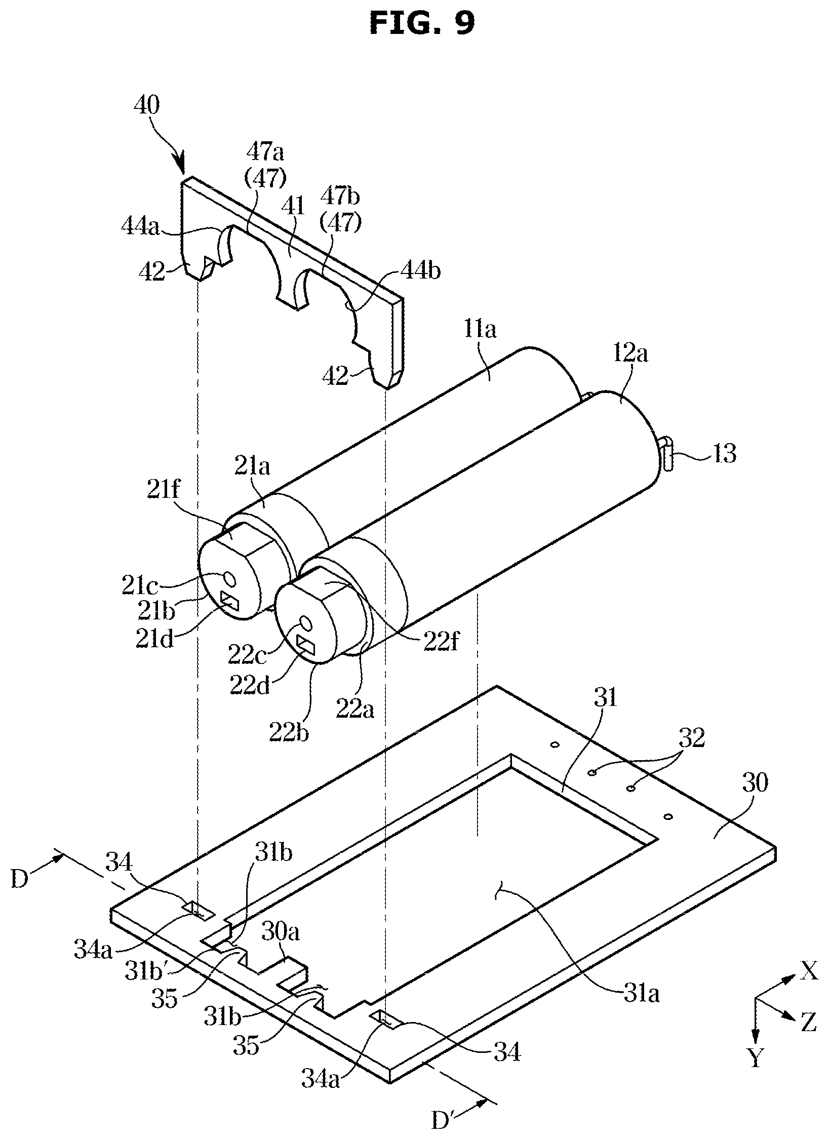 Patent US12592337 Figure 9 – Capacitor and electronic device comprising same