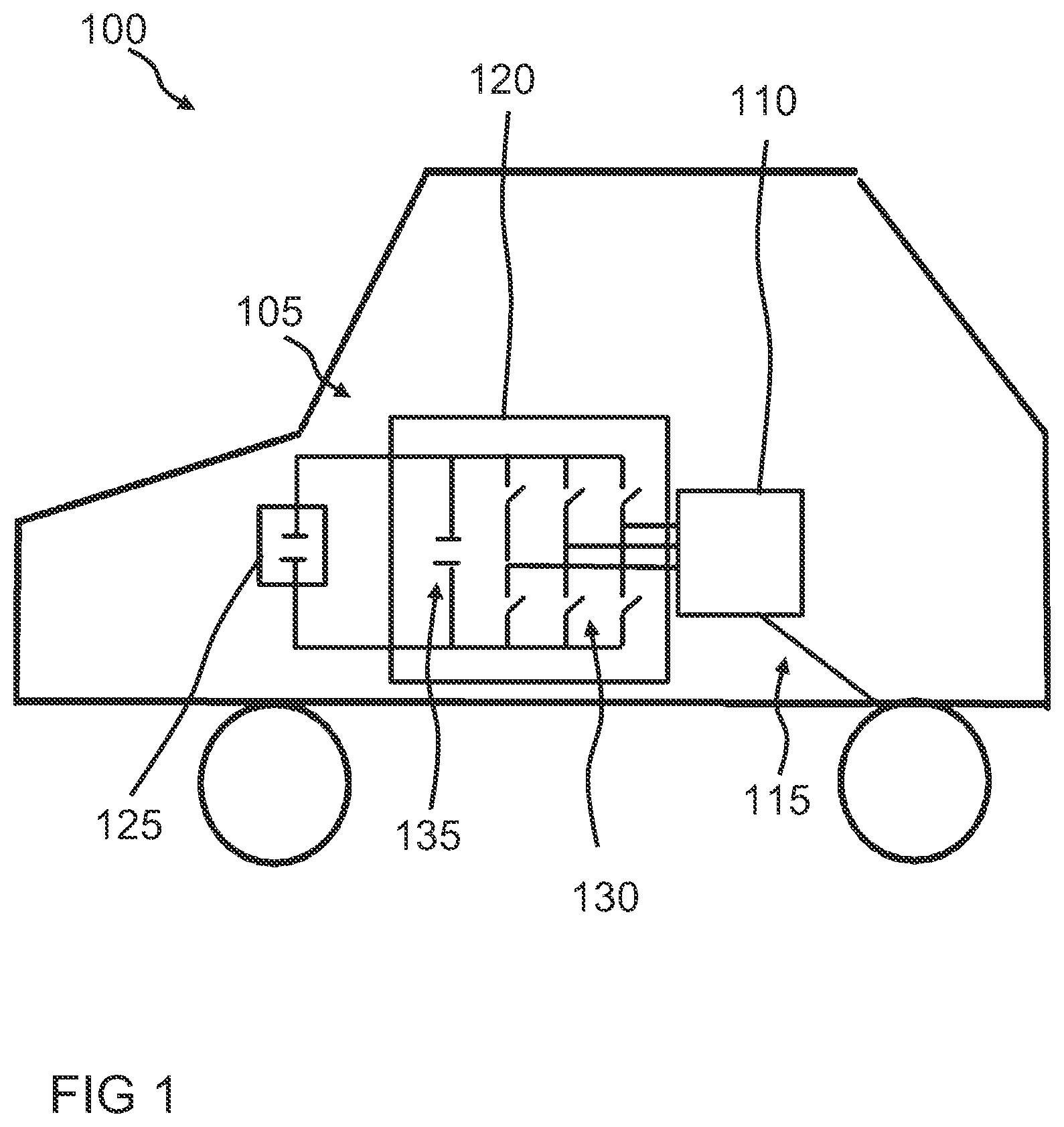 Patent US12592338 Figure 1 – Capacitor unit for a power converter and method for manufacturing a capacitor unit