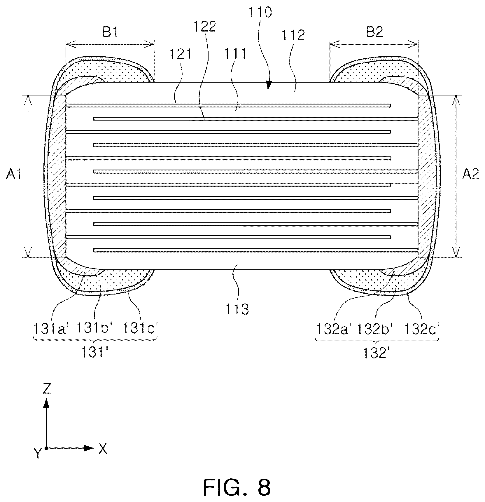 Patent US12592340 Figure 7 – Multilayer electronic component