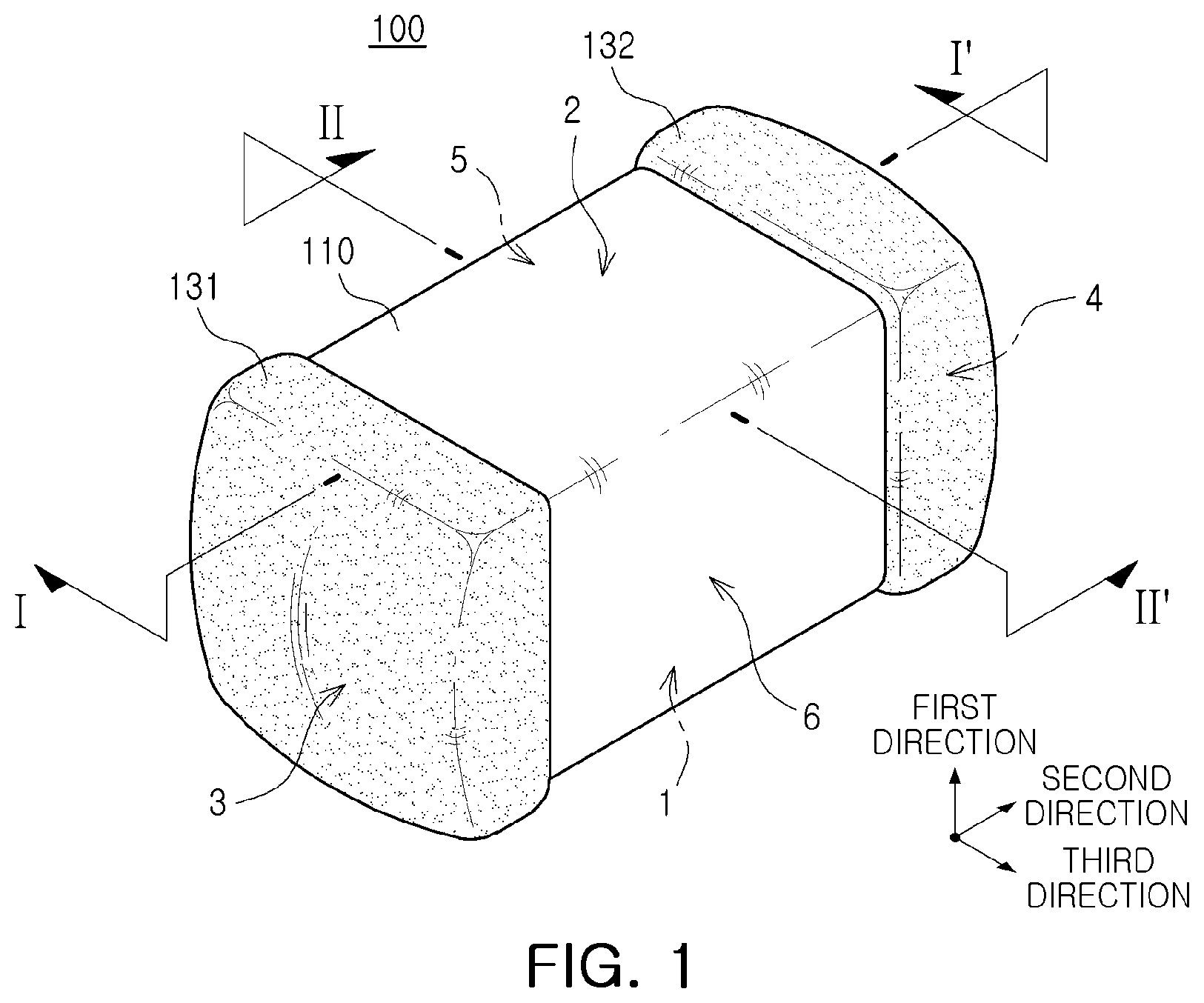 Patent US12592342 Figure 1 – Multilayer electronic component