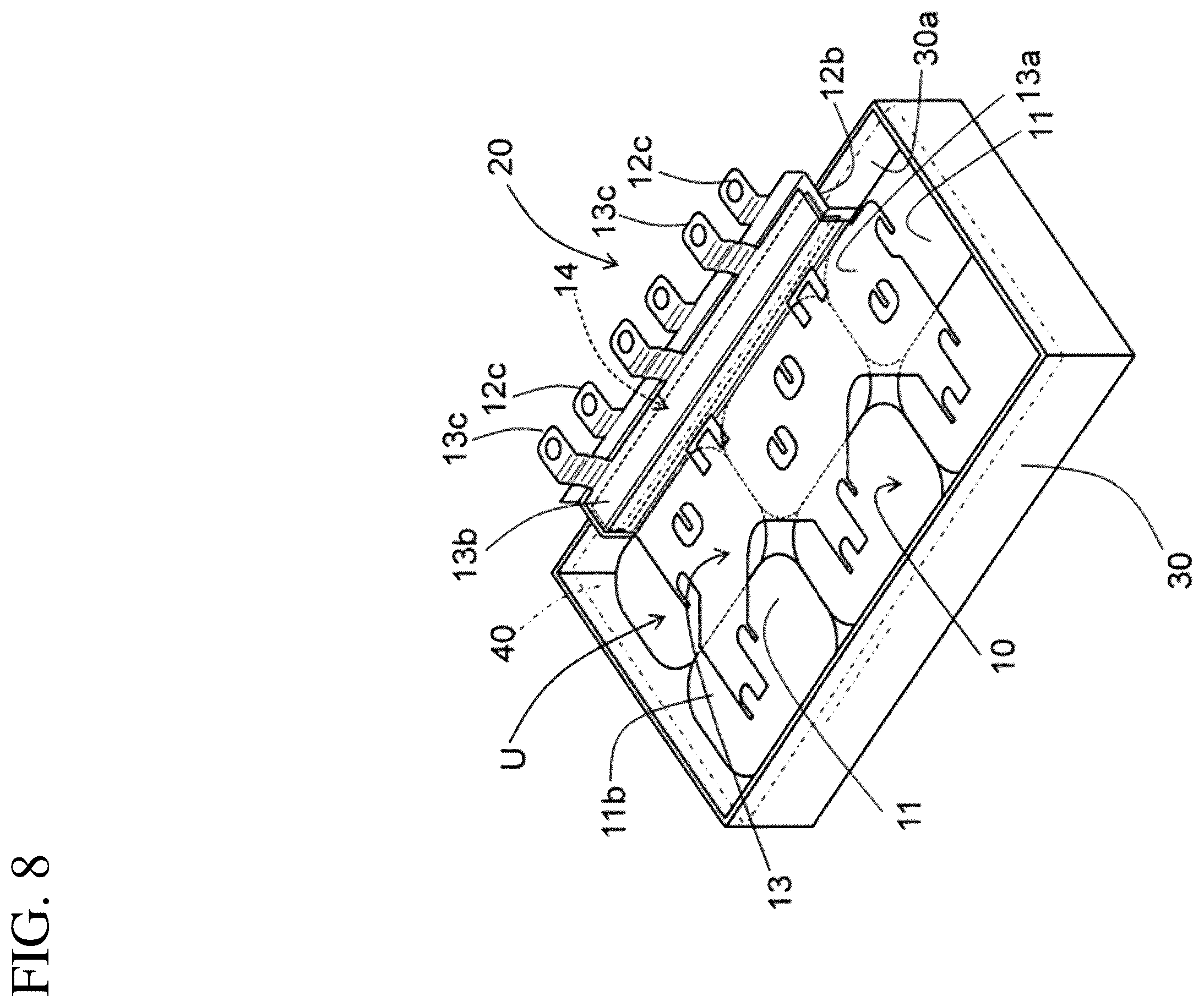 Patent US12592343 Figure 8 – Composite capacitor