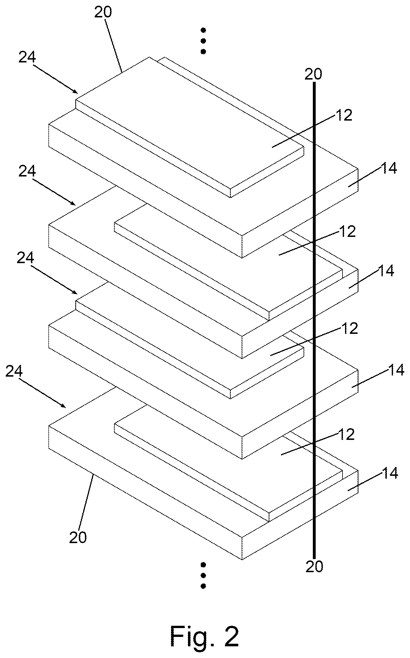 Patent US12592346 Figure 2 – Monolithic multilayered ceramic capacitor