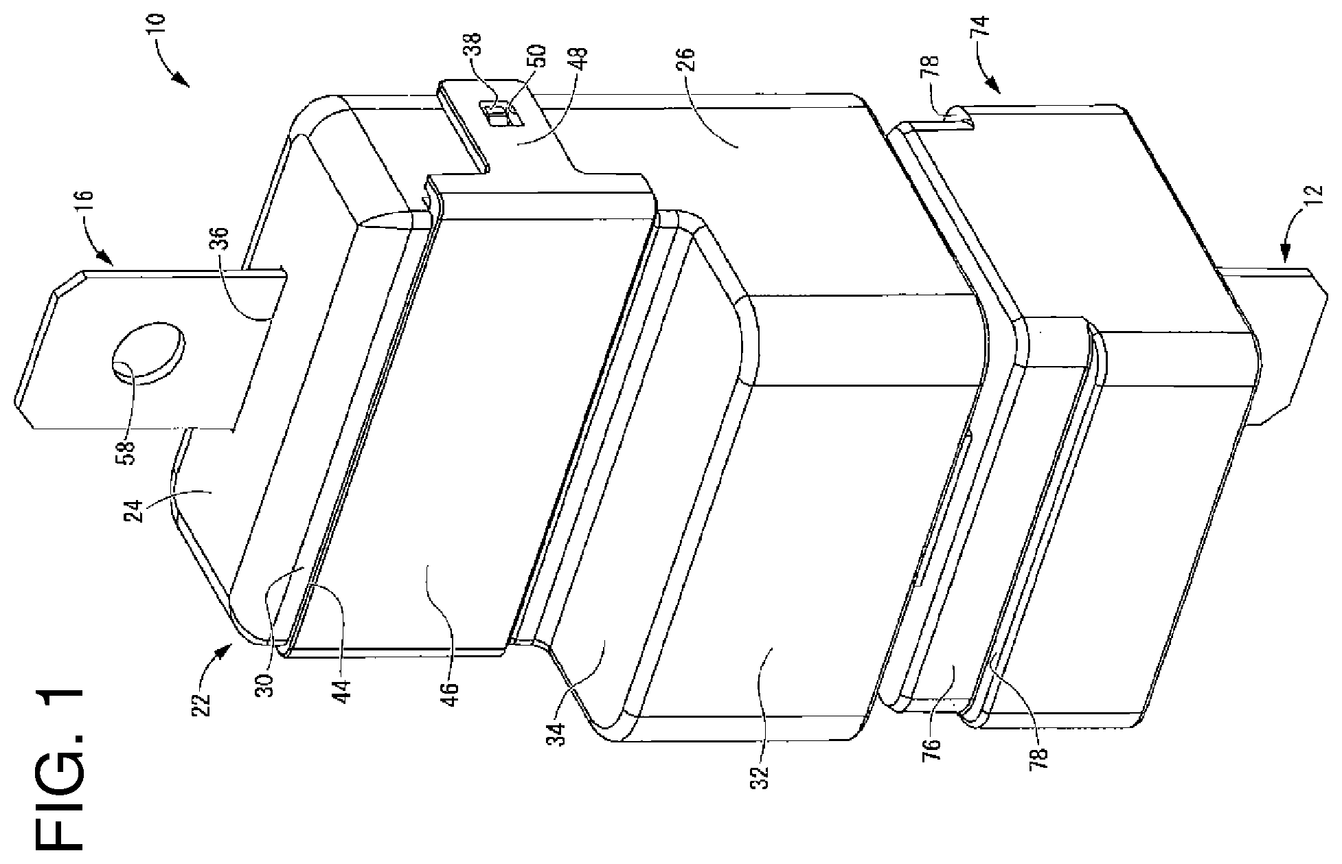 Patent US12592348 — Terminal module — Figure 1