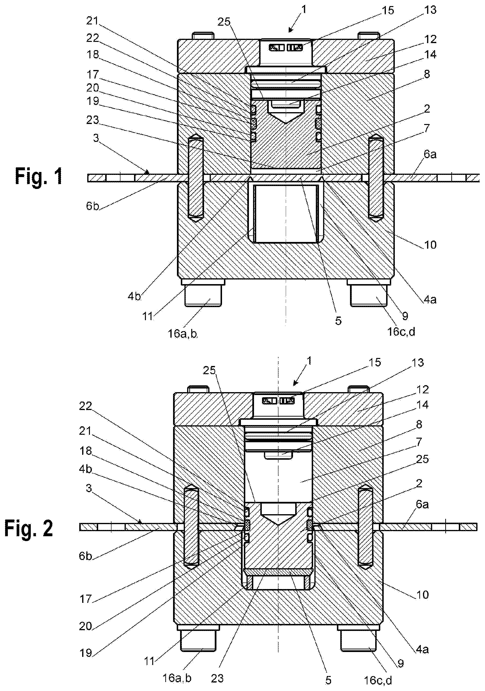 Patent US12592351 Figure 1 – Pyrotechnic circuit breaker