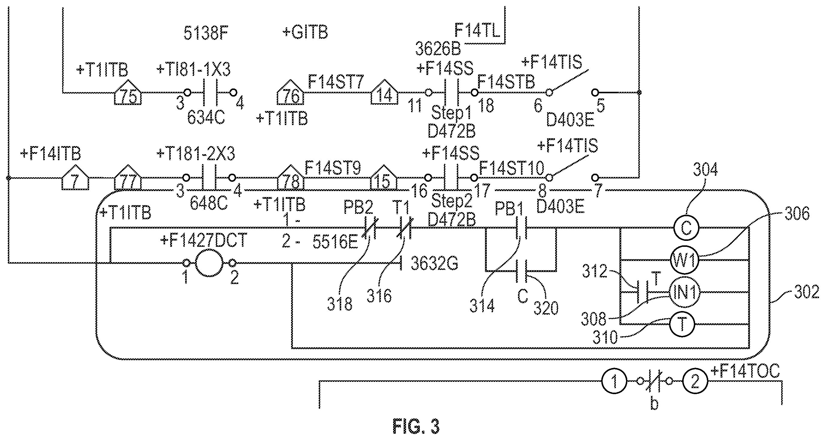 Patent US12592352 Figure 3 – Control circuit for automatic deactivation of energy reducing maintenance switch