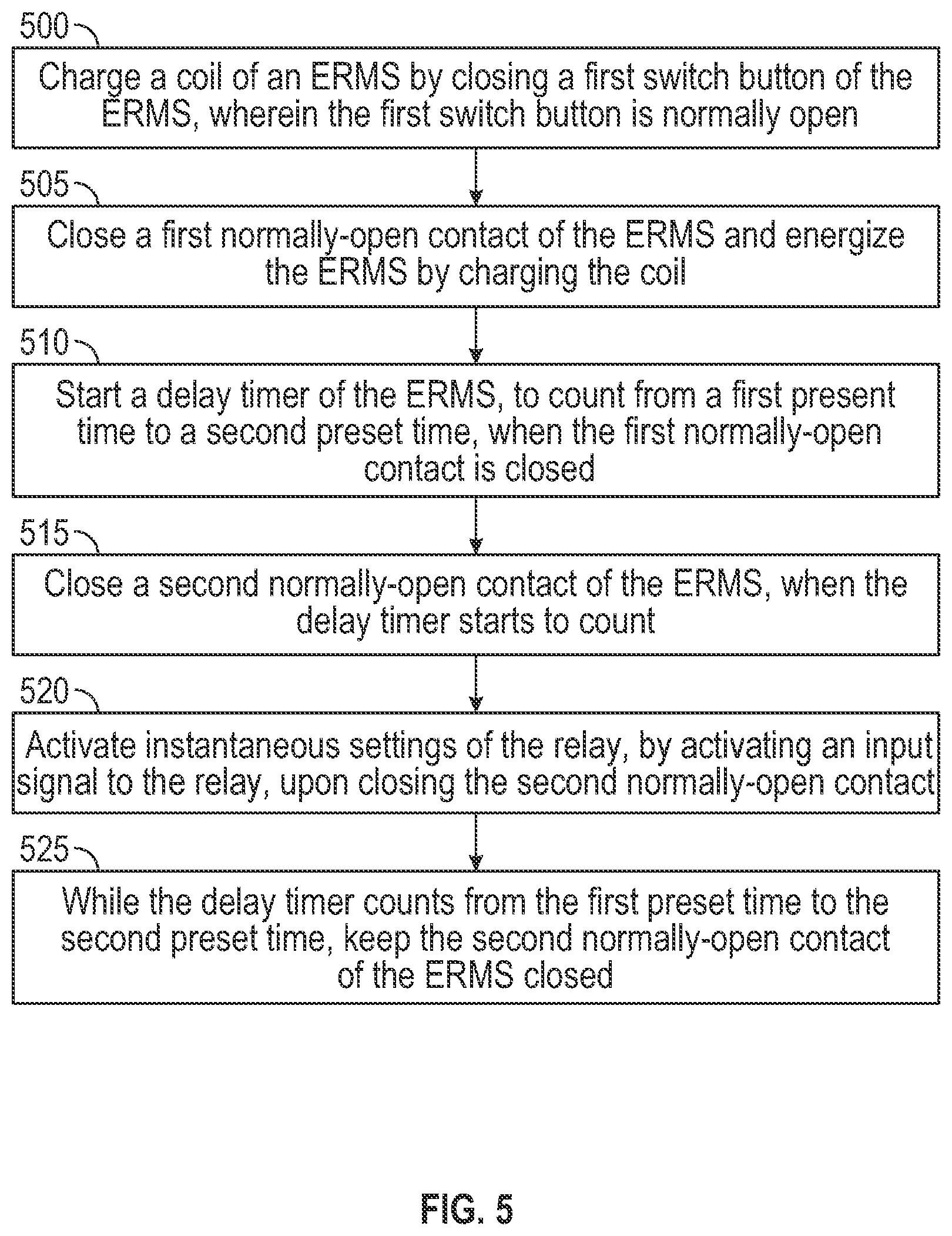 Patent US12592352 Figure 5 – Control circuit for automatic deactivation of energy reducing maintenance switch