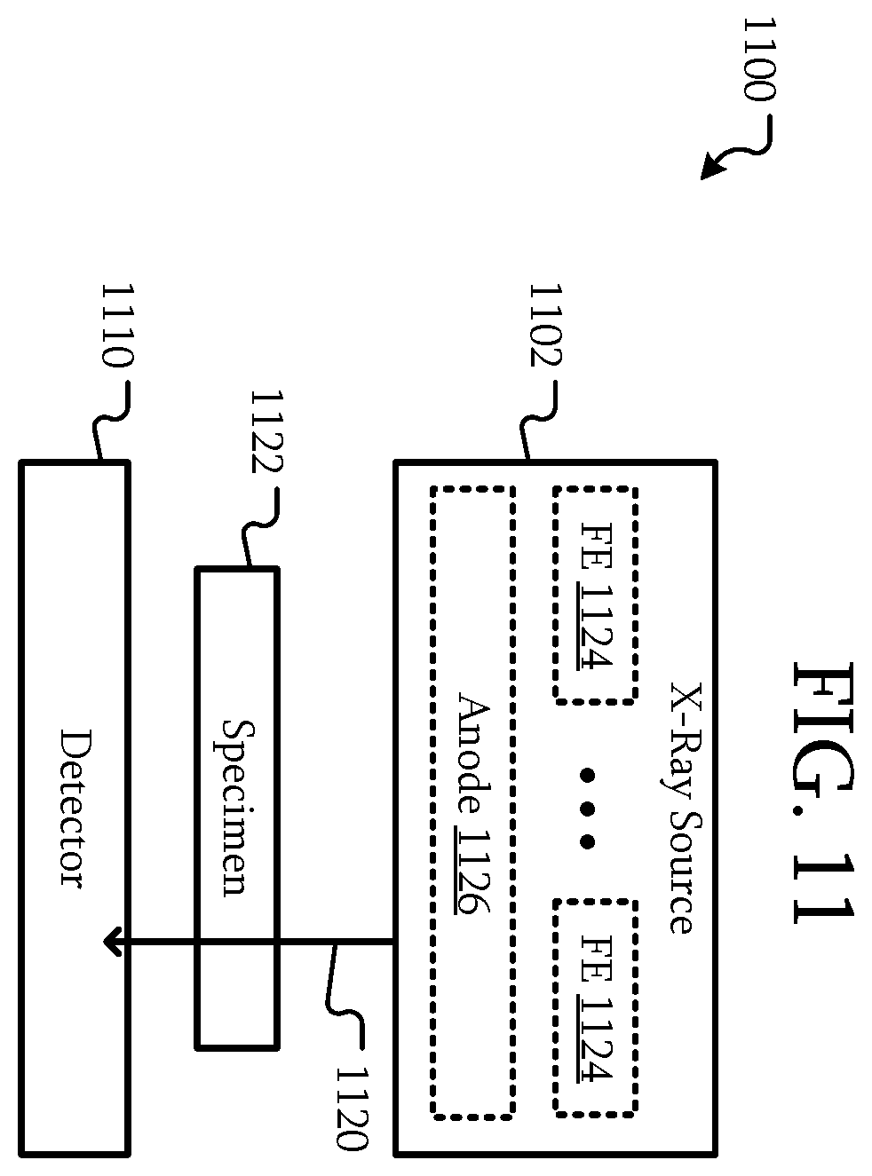 Patent US12592354 Figure 8 – Modular getters and getters with different materials in vacuum enclosures