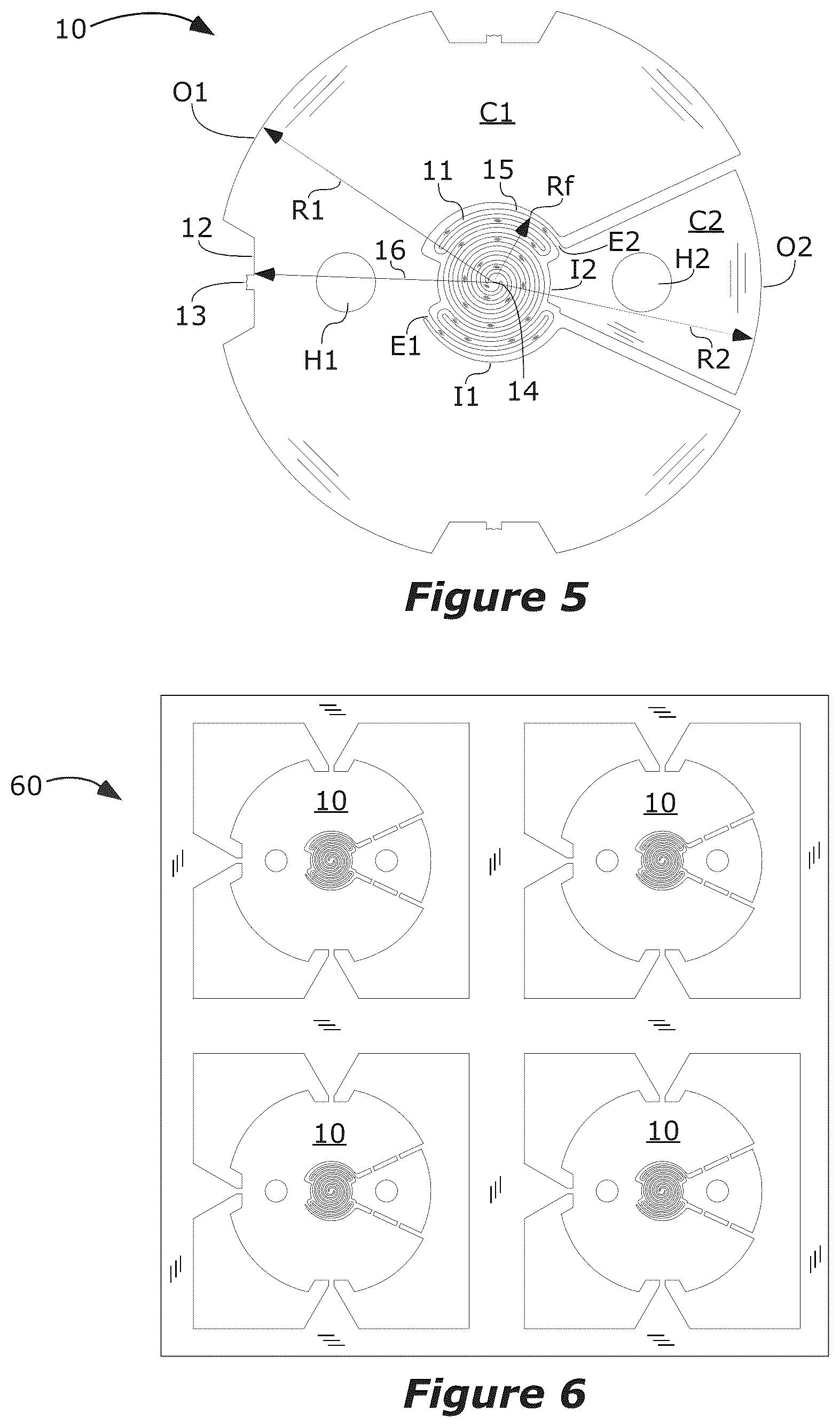 Patent US12592355 Figure 3 – Mounted planar filament