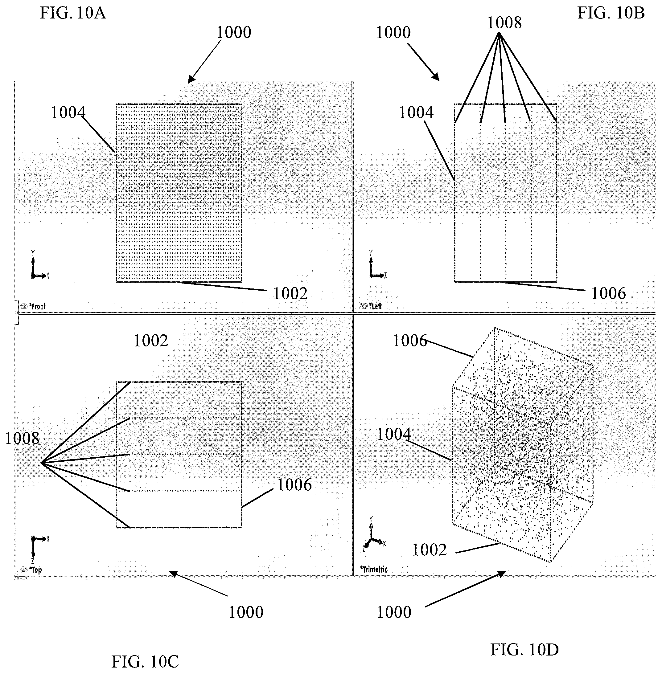 Patent US12592358 Figure 10 – Sparse sampling using a programmatically randomized signal modulating a carrier signal
