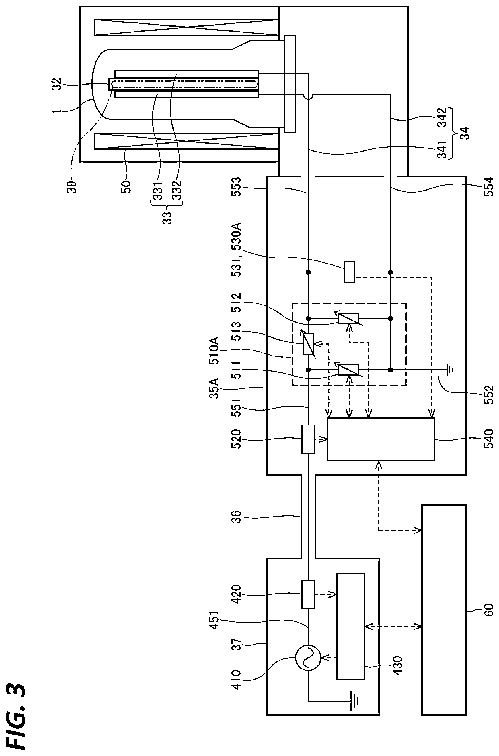 Patent US12592362 Figure 3 – Plasma processing apparatus