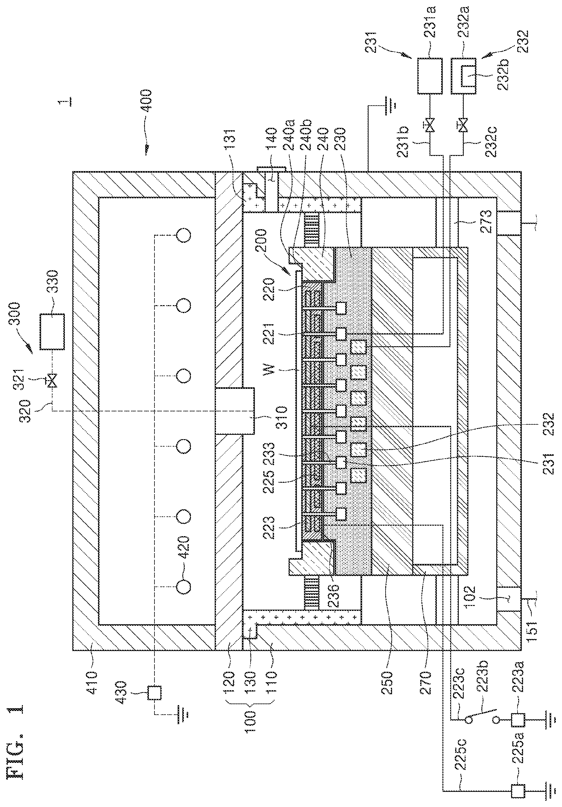 Patent US12592368 Figure 1 – Substrate processing apparatus and method