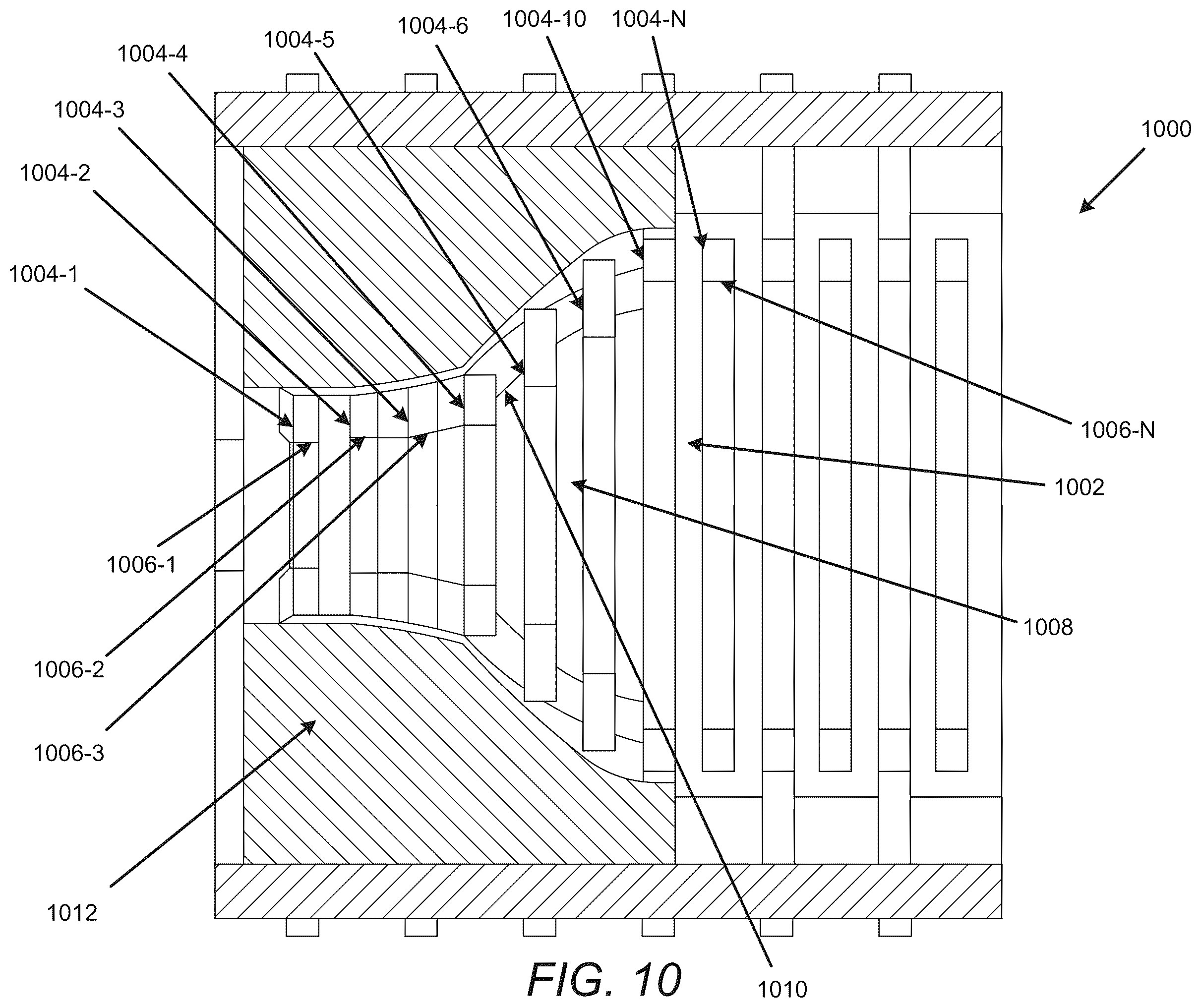 Patent US12592372 Figure 9 – Ion funnel-based collision cell