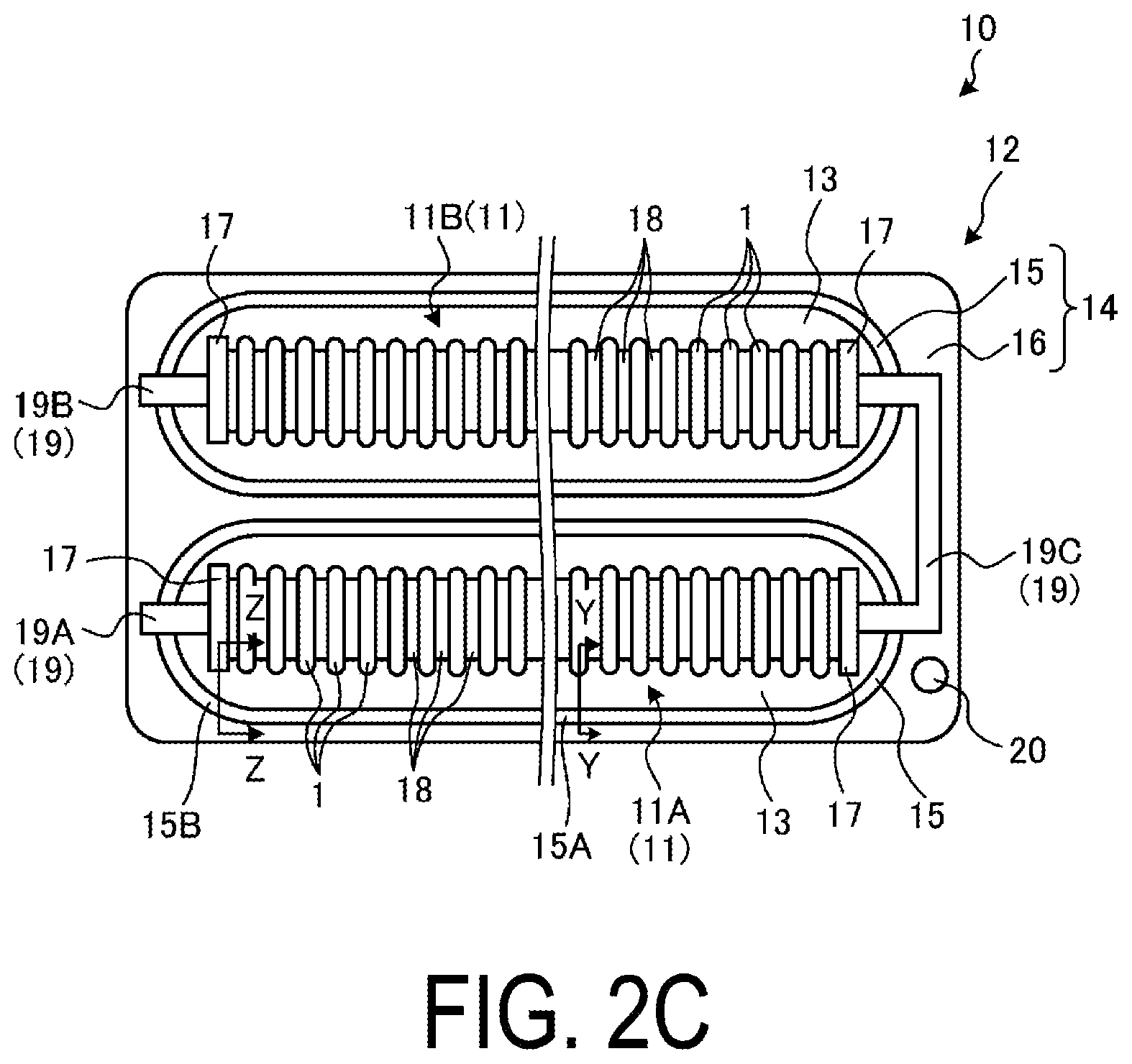 Patent US12592400 Figure 6 – Cell stack device, module, and module housing device