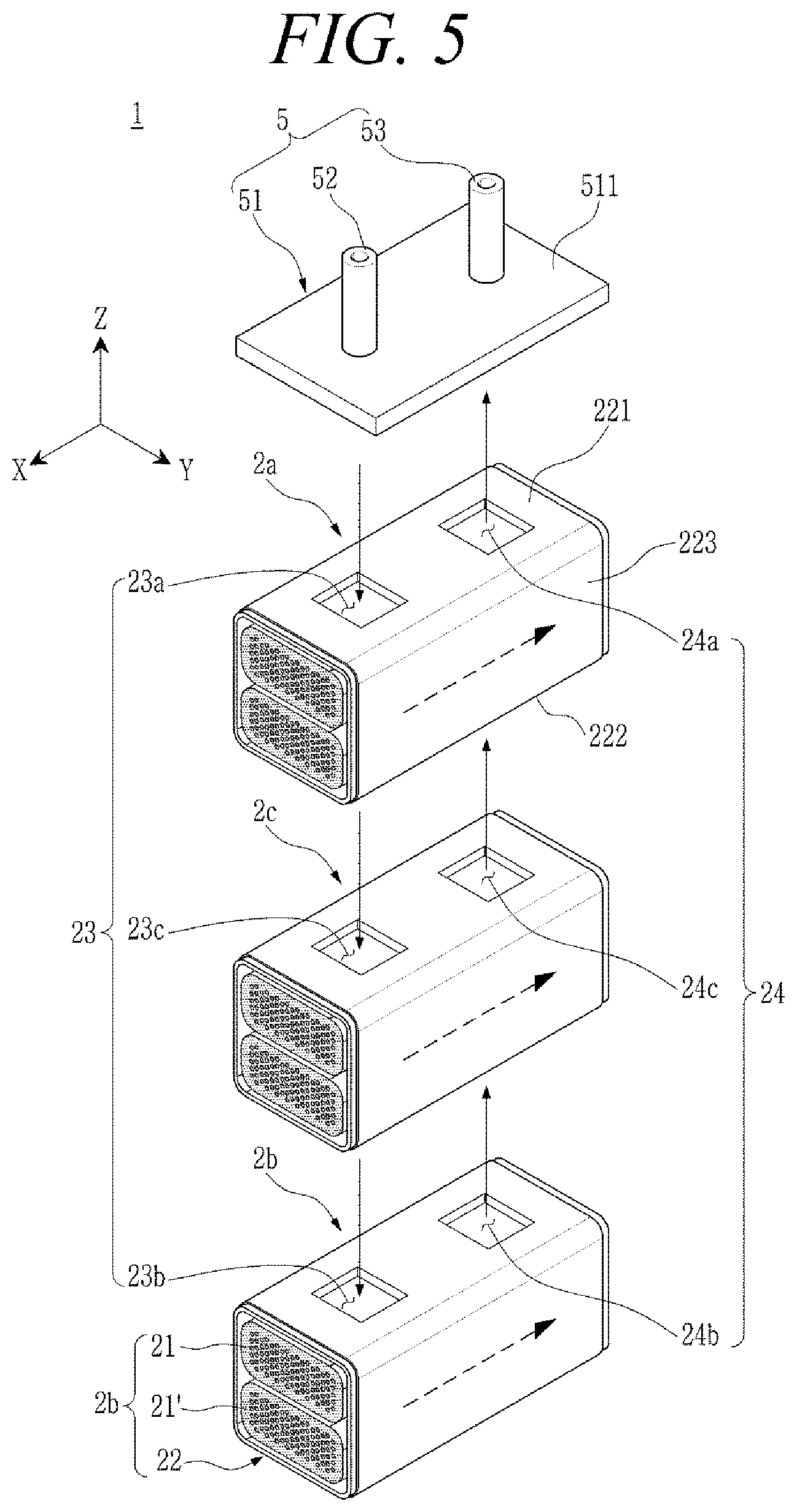 Patent US12592403 Figure 4 – Humidifier system for fuel cell